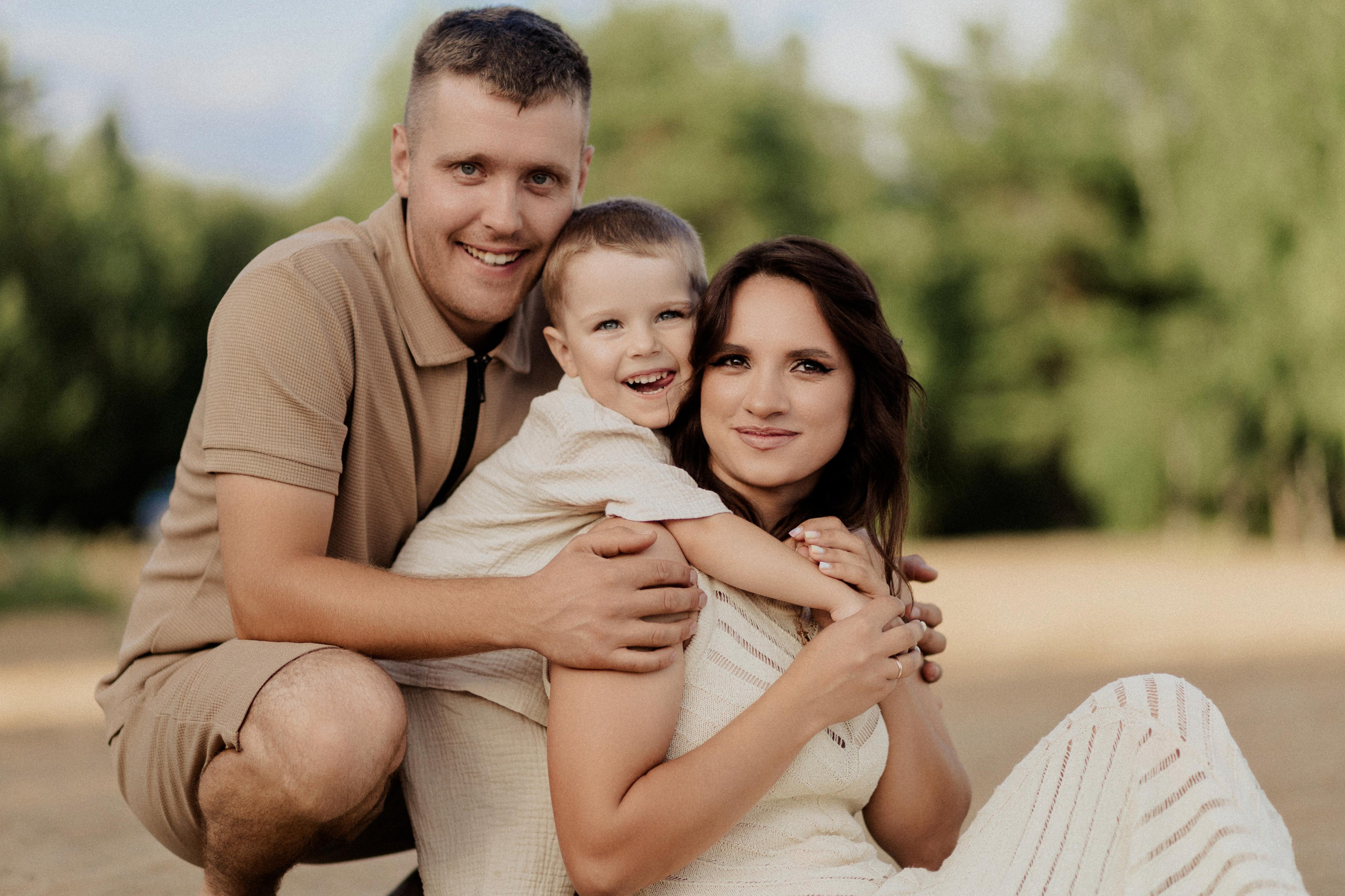Вова, Лена и Егор. Свадебный фотограф Чайковский