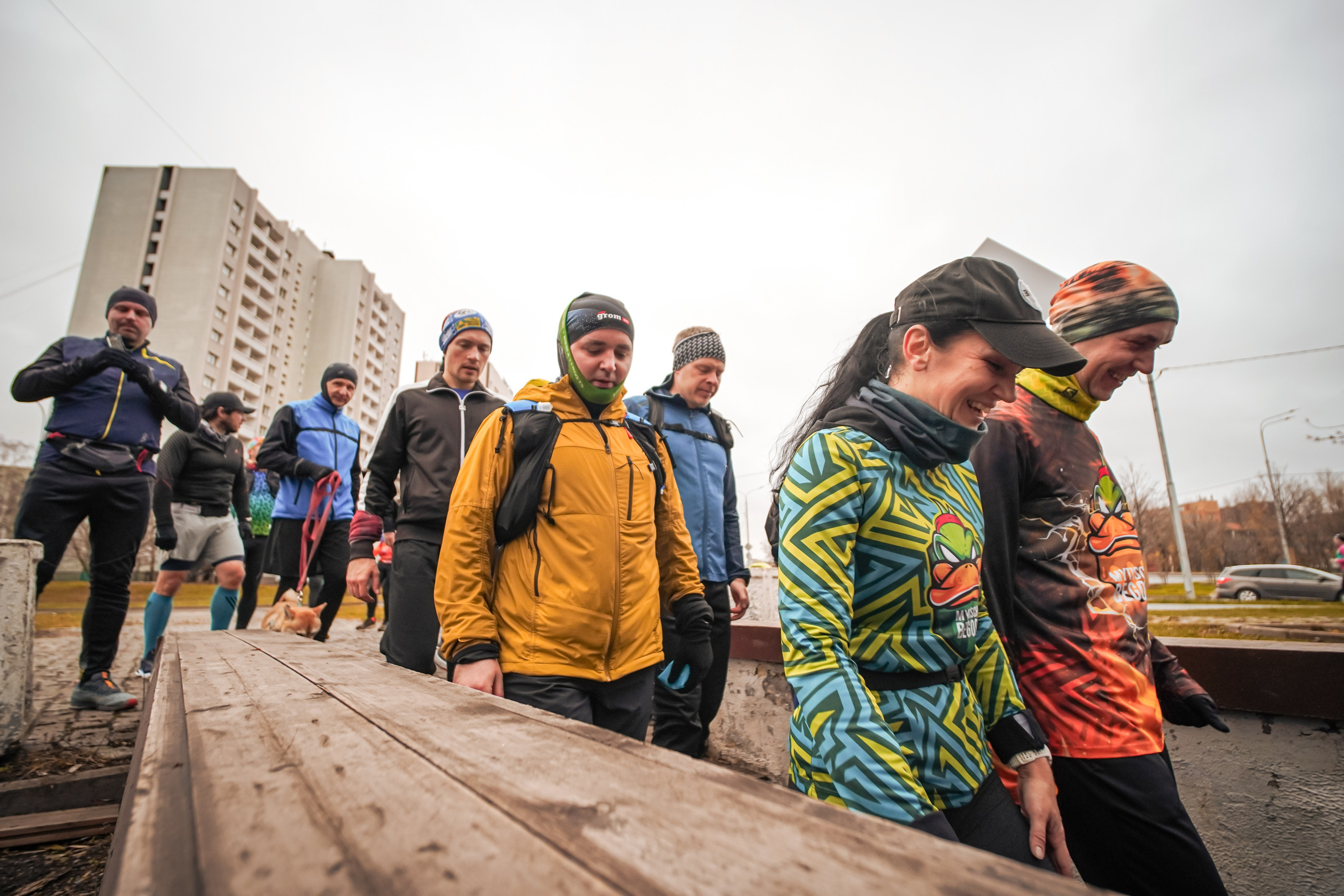 #марафонудома #яuzarun 2024 2-я петля, группа 6:30. Роман Капилюшов. Бег. Фото. Видео. г. Люберцы