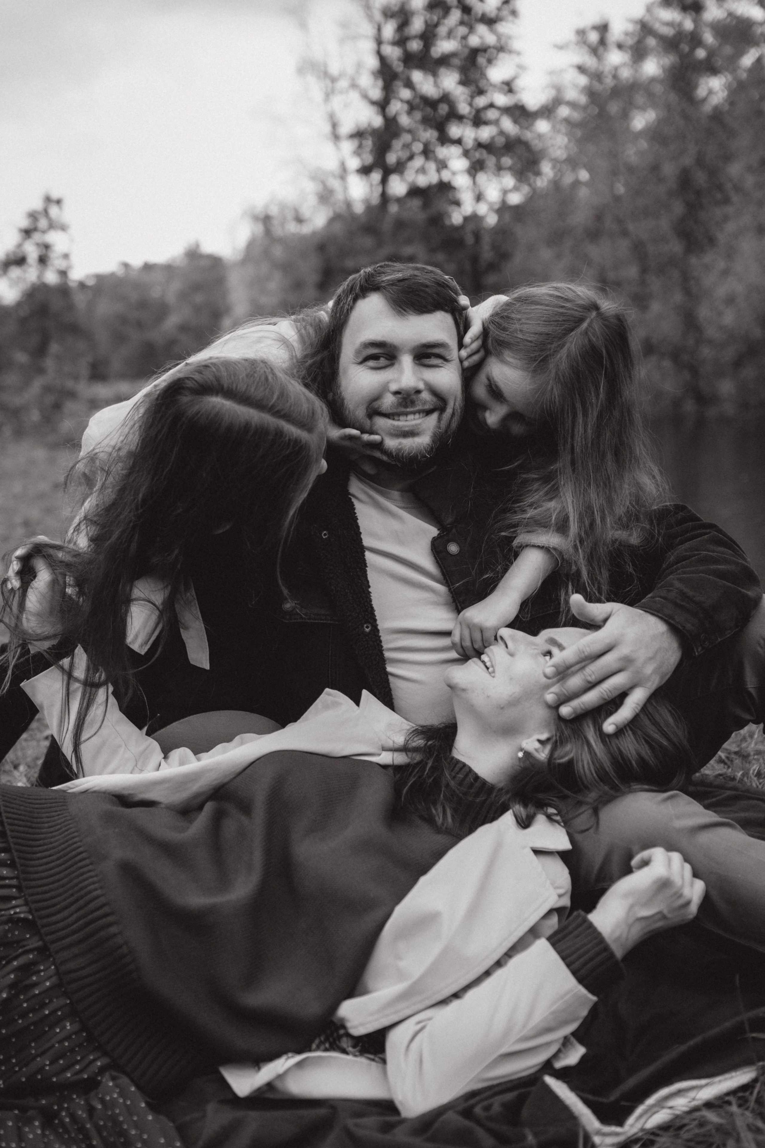 Надя, Женя, Николь и Даша. Дьяконова Валерия семейный и детский фотограф в Санкт-Петербурге