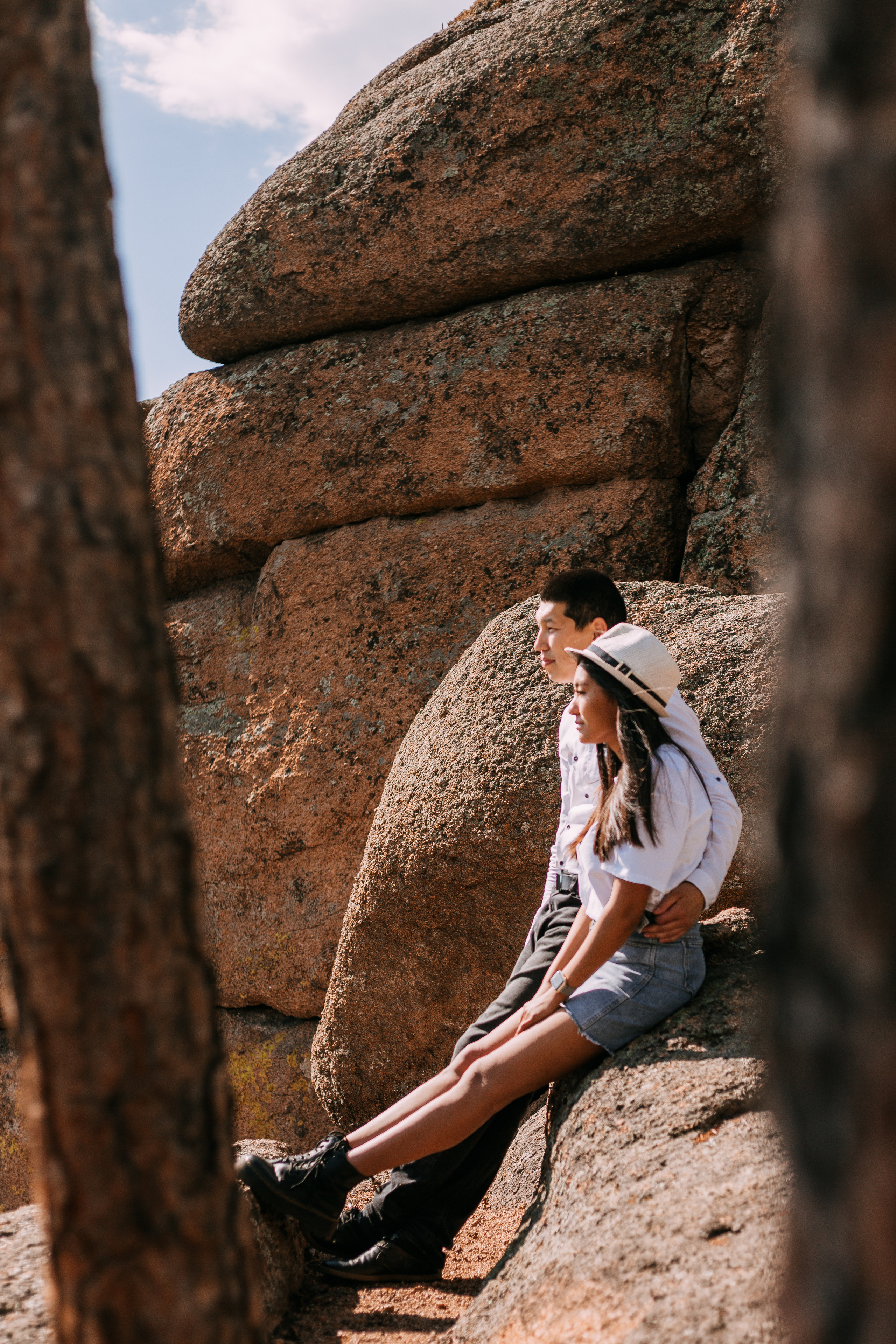 Елена и Сергей. Скалы. Фотограф Бурятии София Андриянова