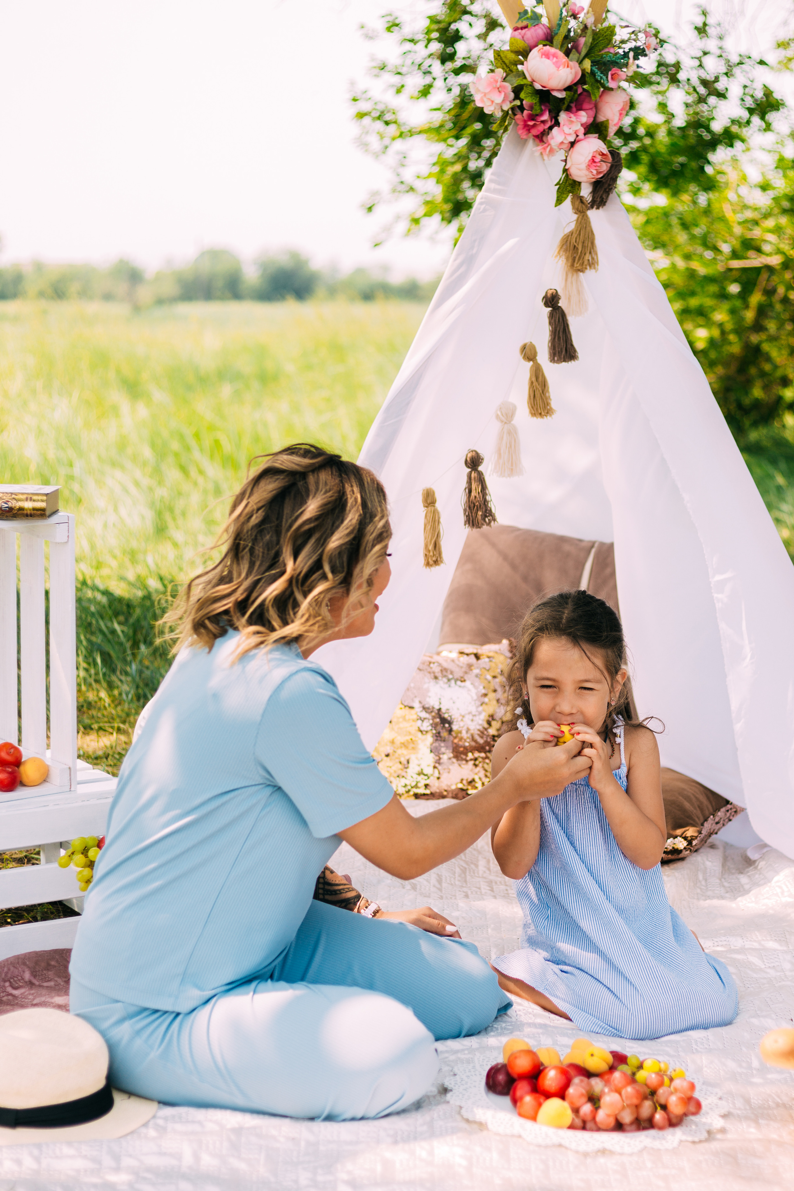 Аюна и с дочкой Аминой. Фотограф Бурятии София Андриянова