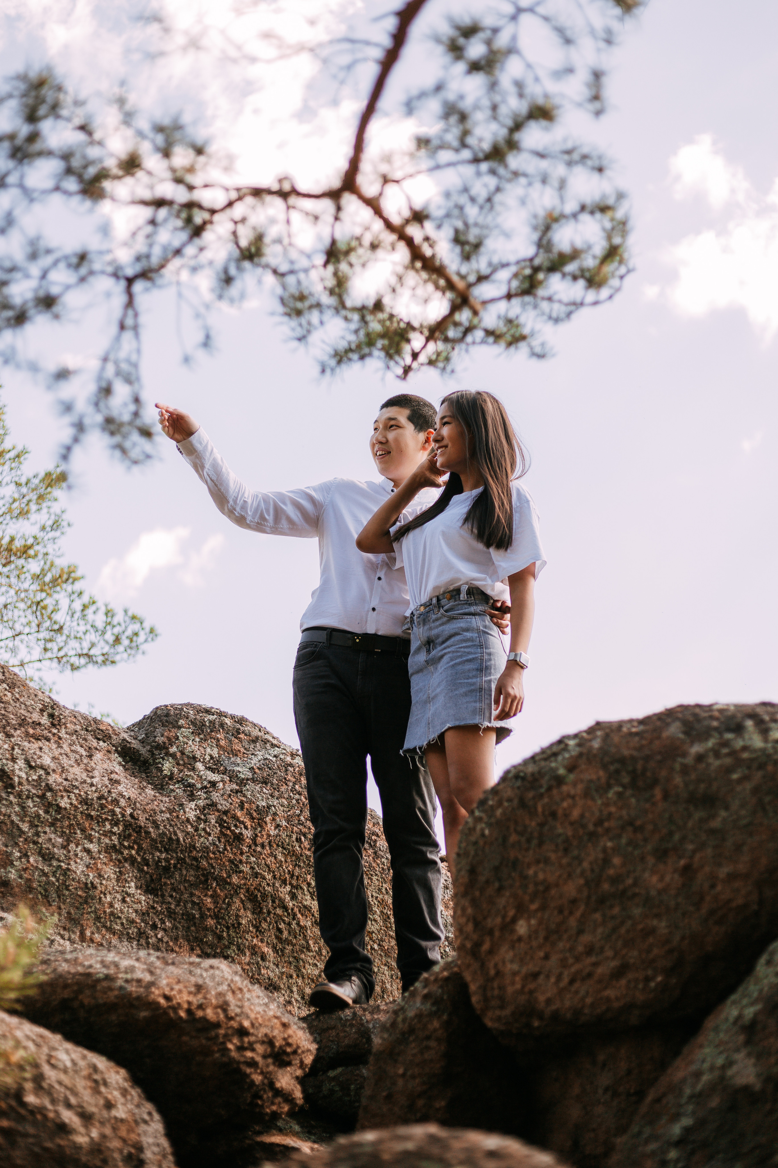 Елена и Сергей. Скалы. Фотограф Бурятии София Андриянова