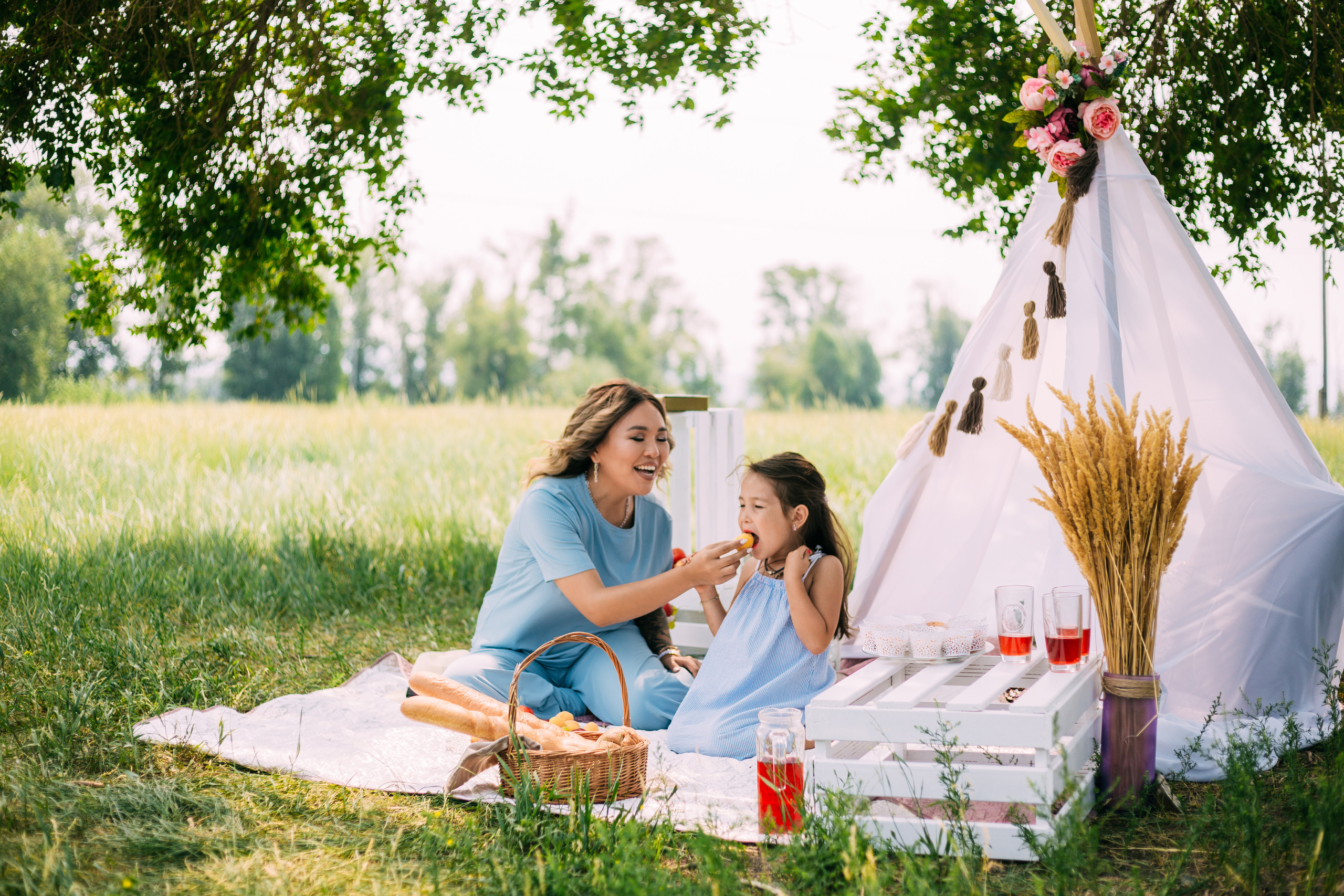 Аюна и с дочкой Аминой. Фотограф Бурятии София Андриянова