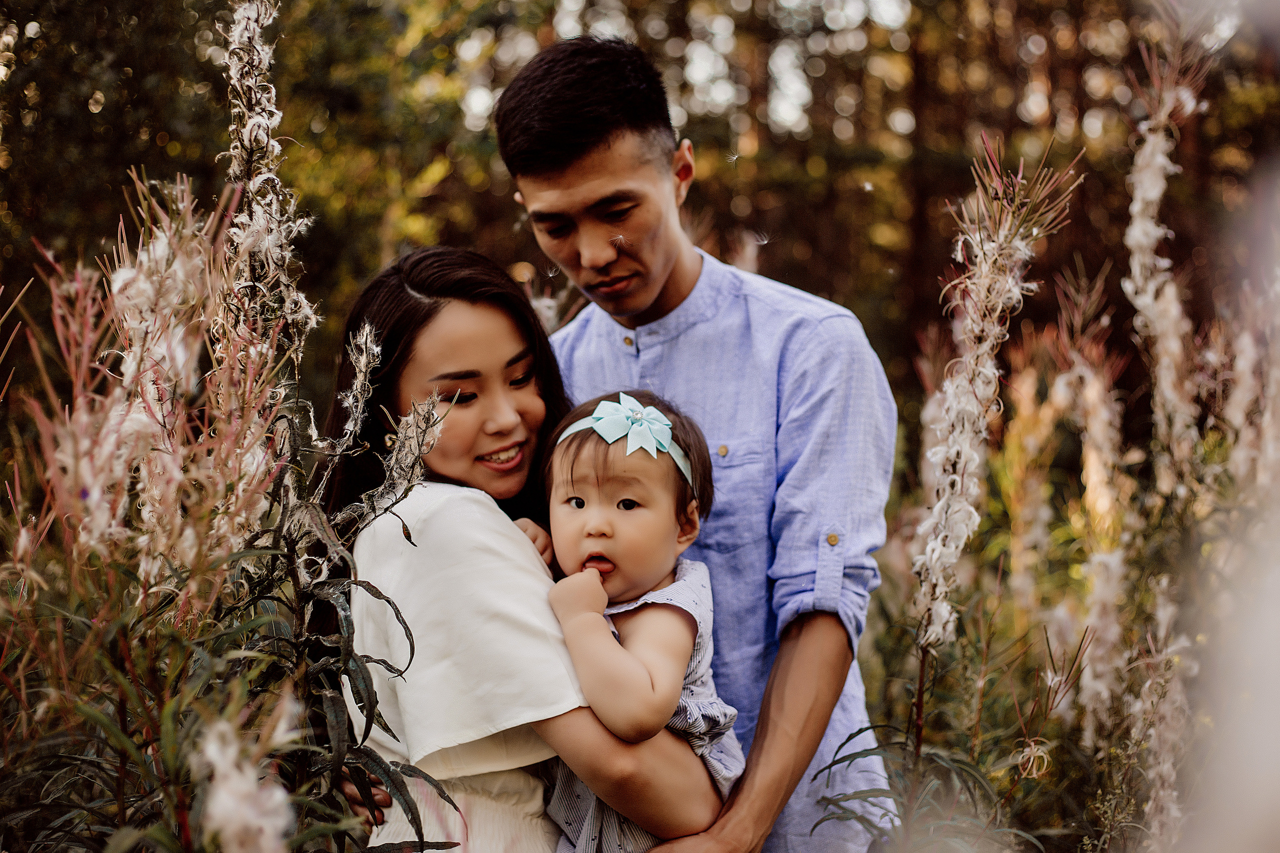 Ариша с родителями. Фотограф Бурятии София Андриянова