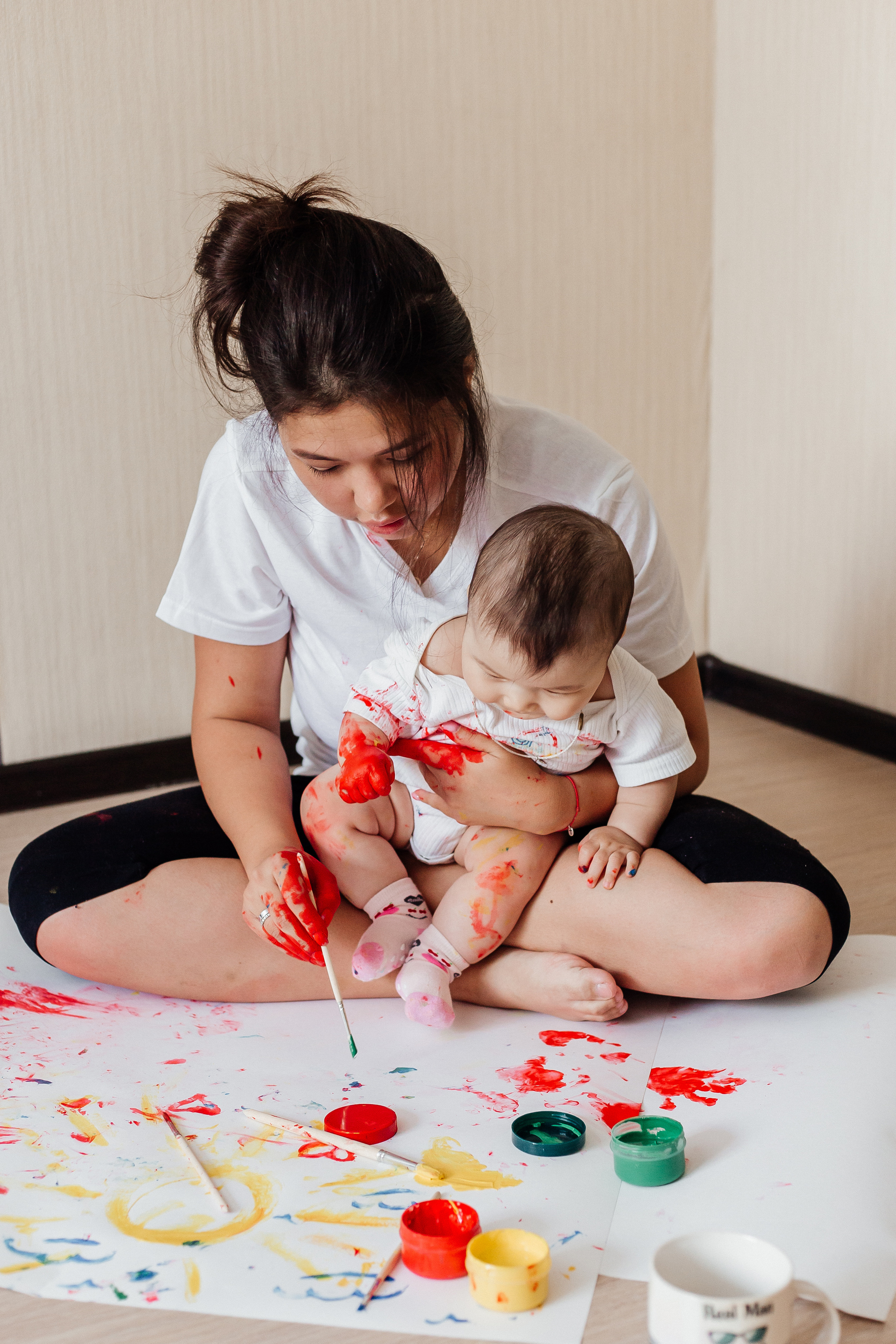 Алина с дочей. Фотограф Бурятии София Андриянова