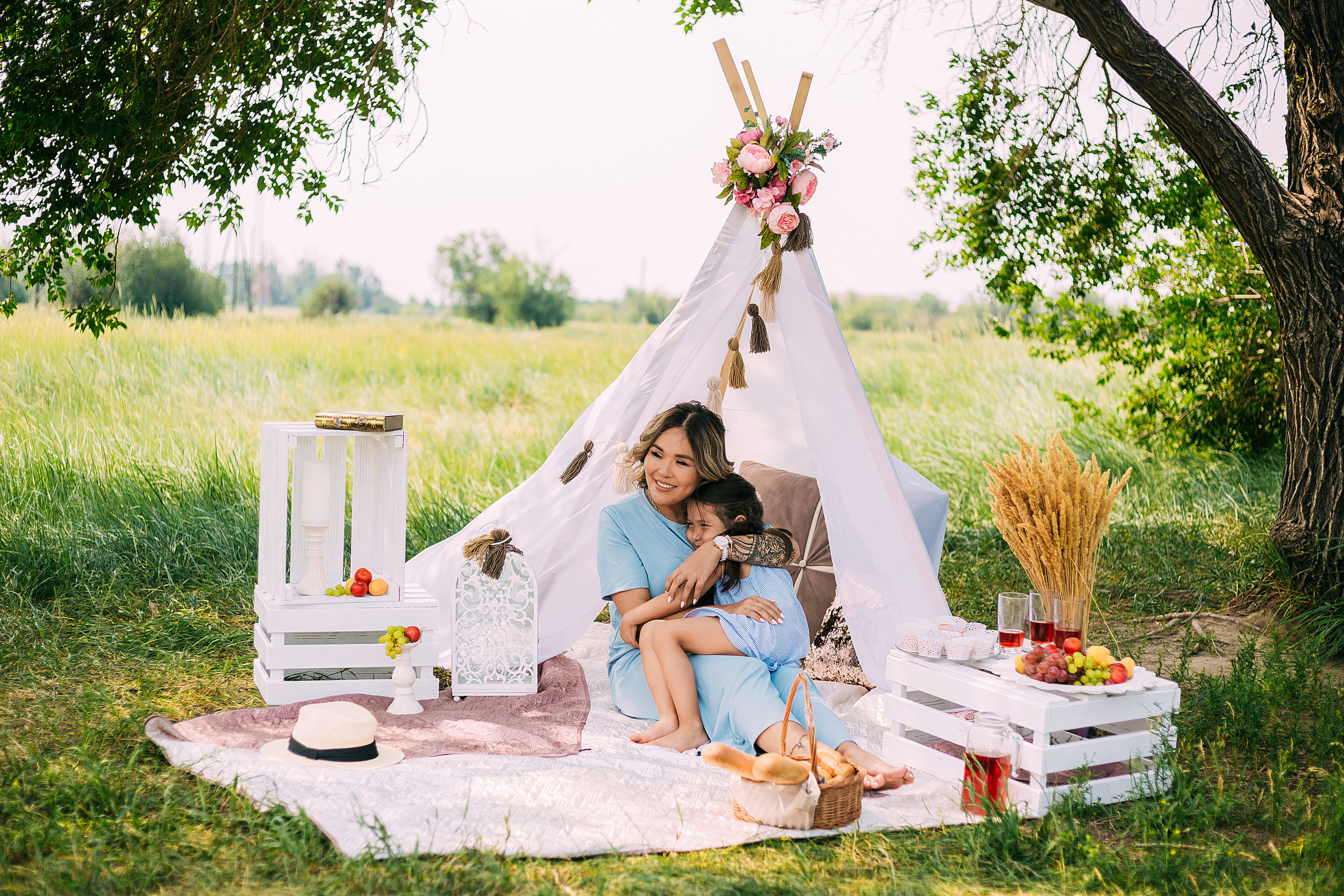 Аюна и с дочкой Аминой. Фотограф Бурятии София Андриянова