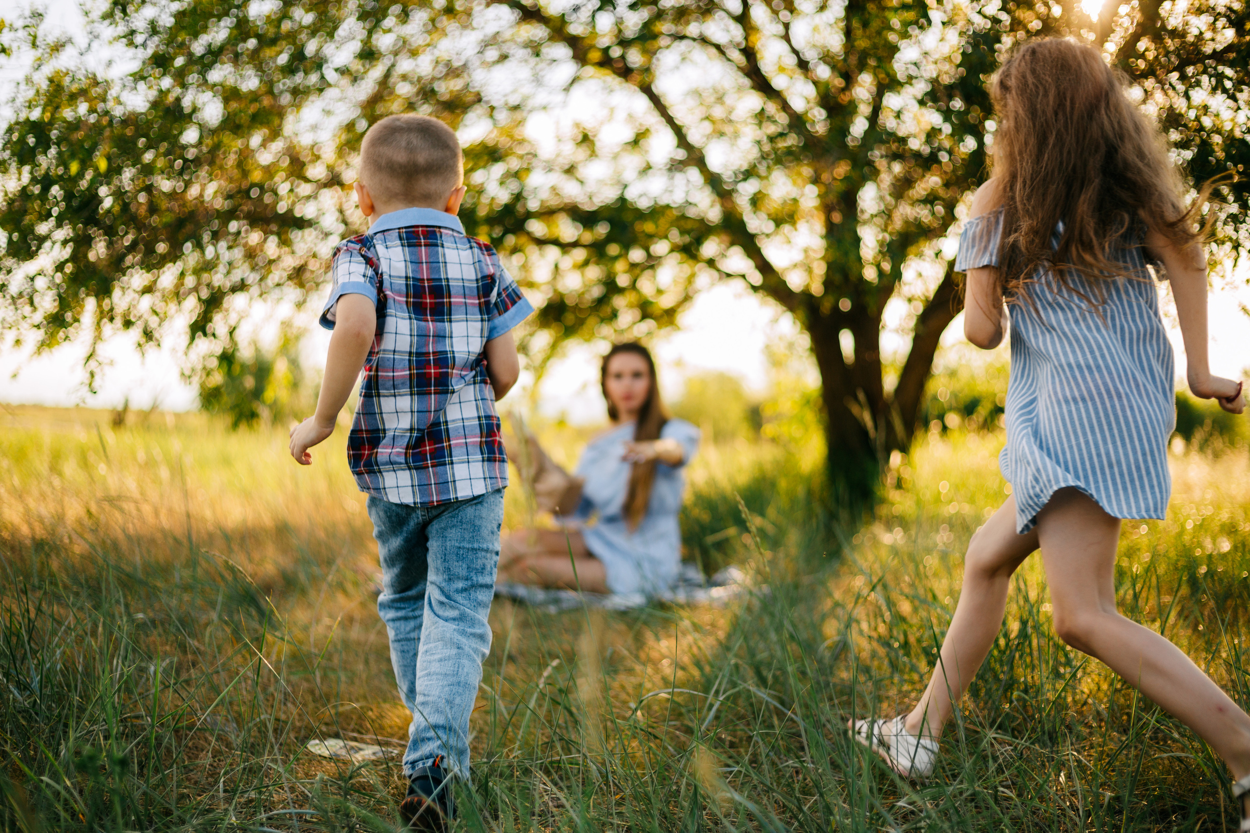 Ольга и дети. Фотограф Бурятии София Андриянова