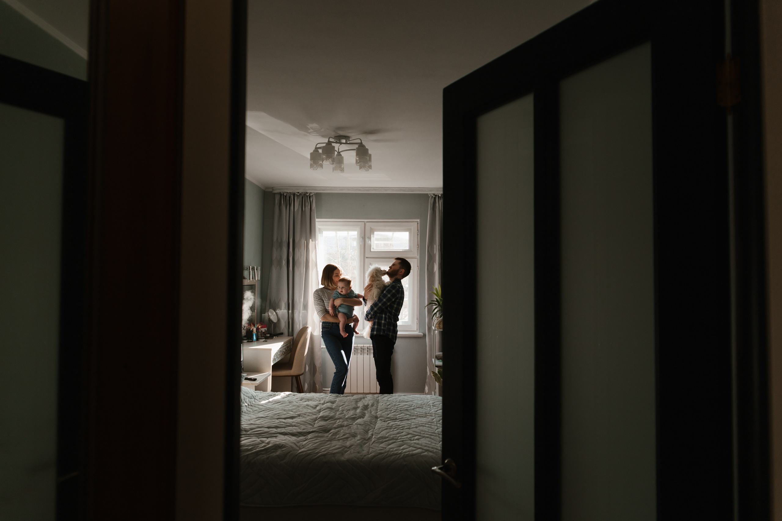 Домашняя атмосфера с Любой, витей и их сыном Яриком. Фотограф Бурятии София Андриянова