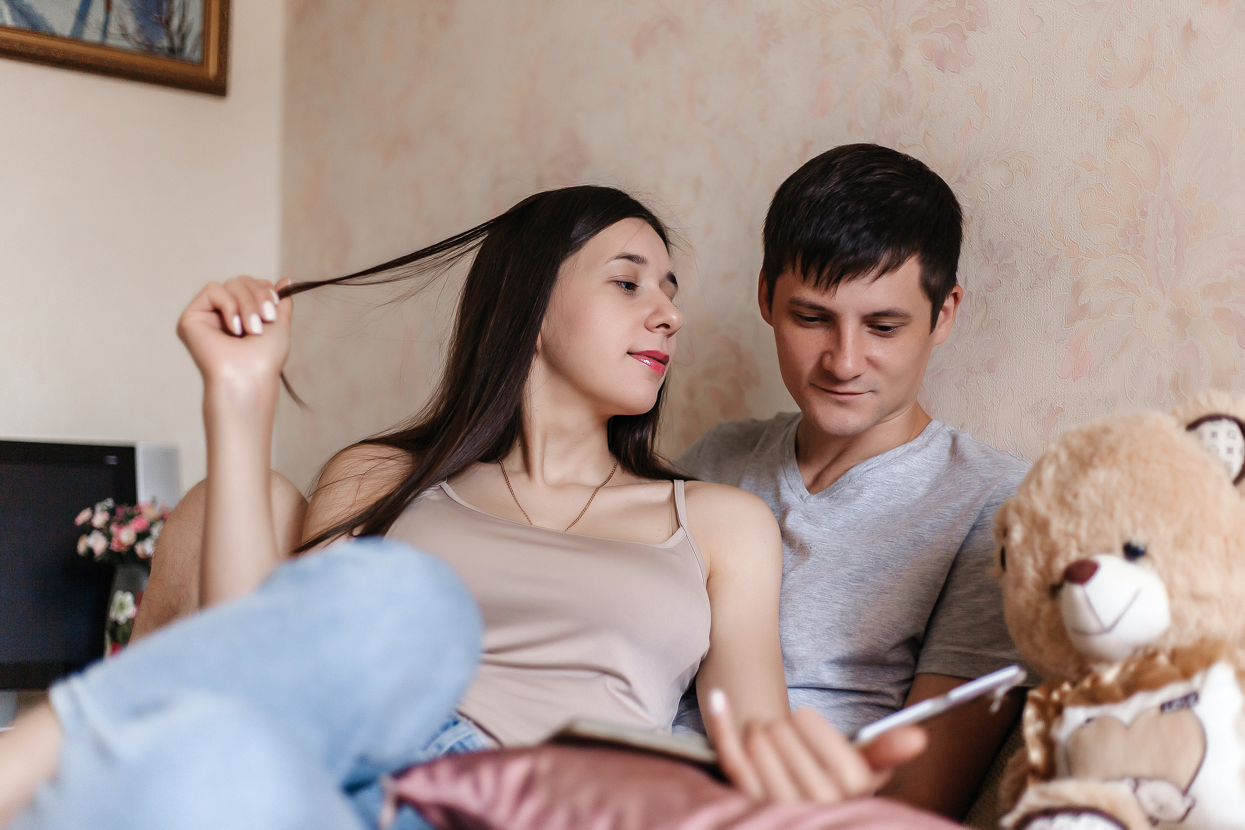 Домашняя лавстори Паши и Наташи. Фотограф Бурятии София Андриянова