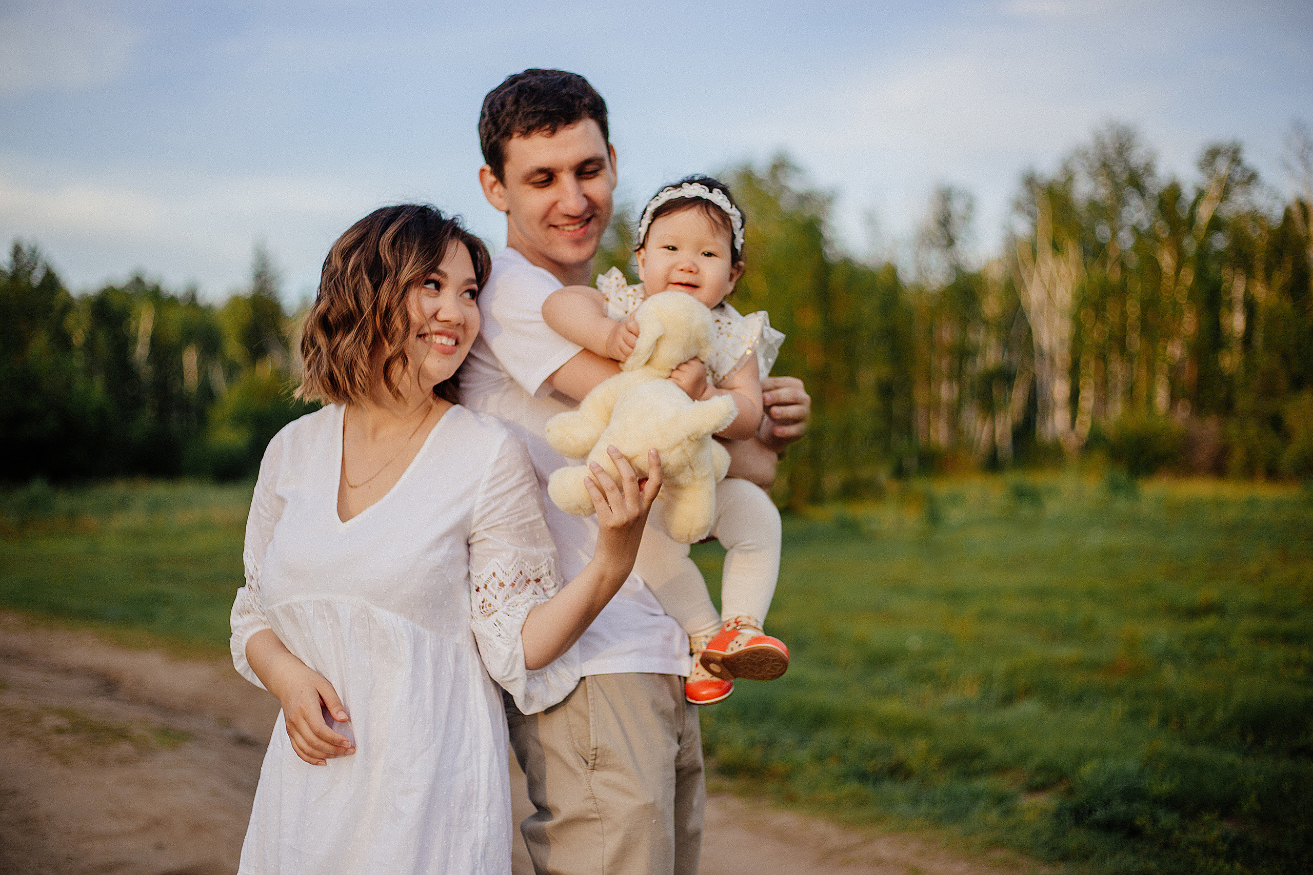 Надежда, муж и дочка. Фотограф Бурятии София Андриянова