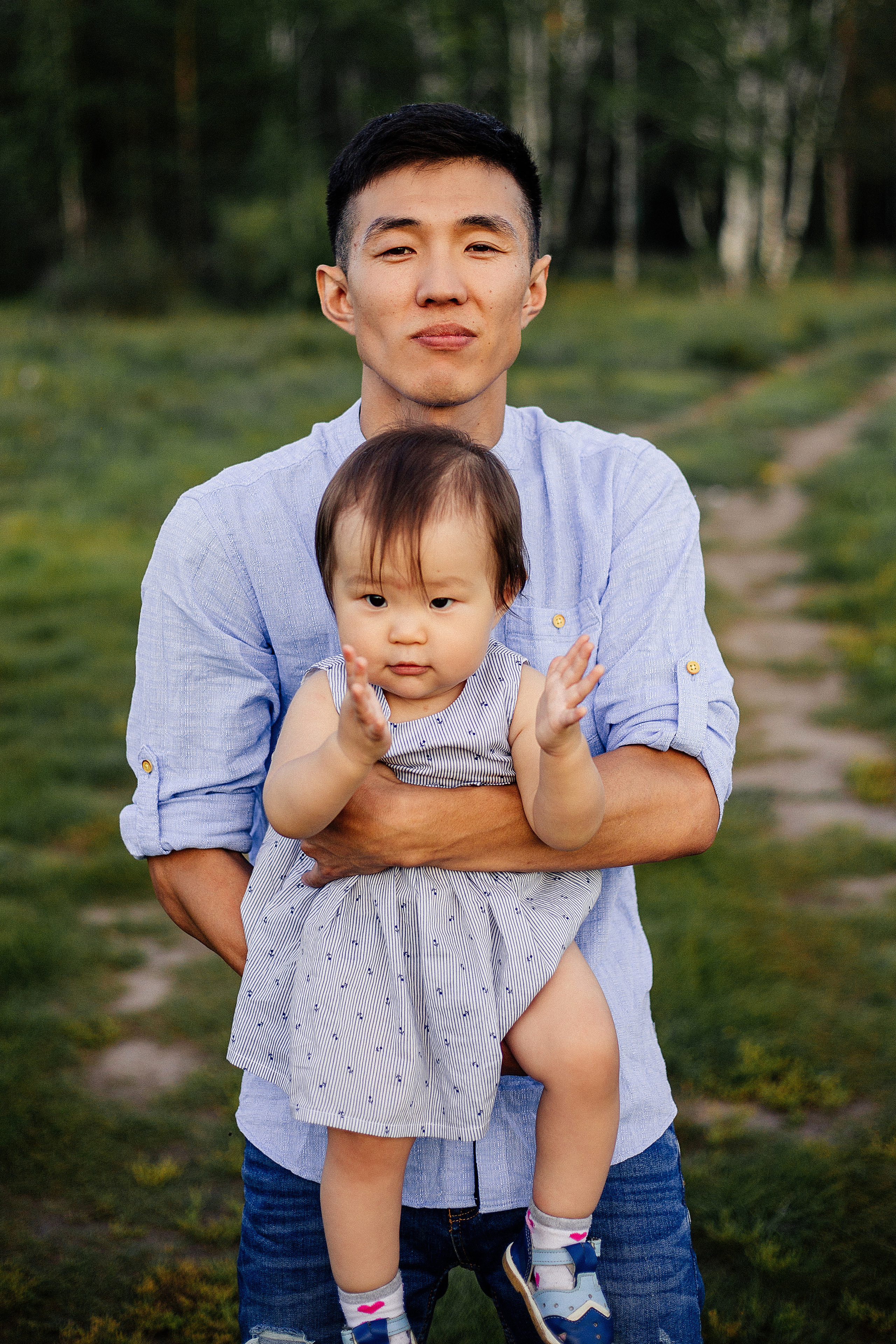 Ариша с родителями. Фотограф Бурятии София Андриянова