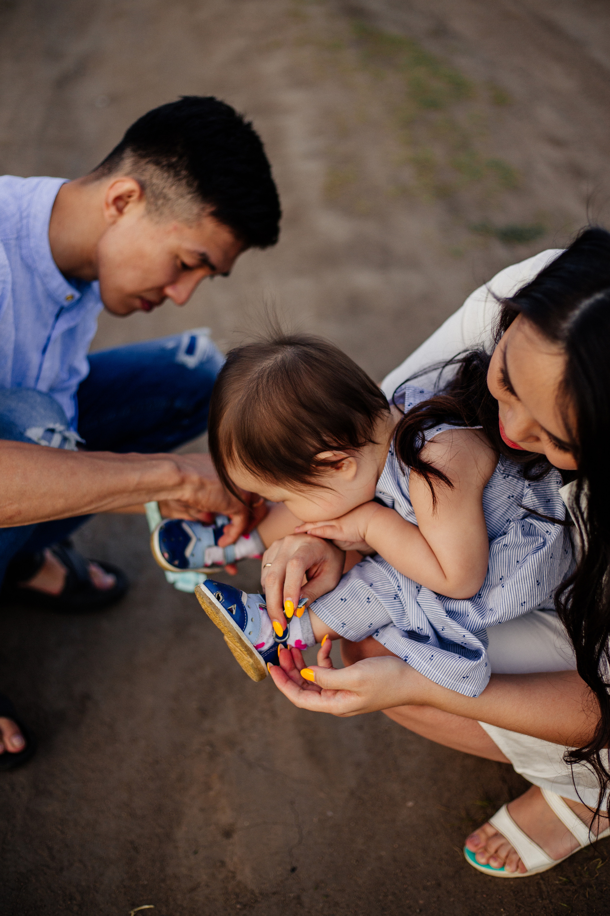 Ариша с родителями. Фотограф Бурятии София Андриянова