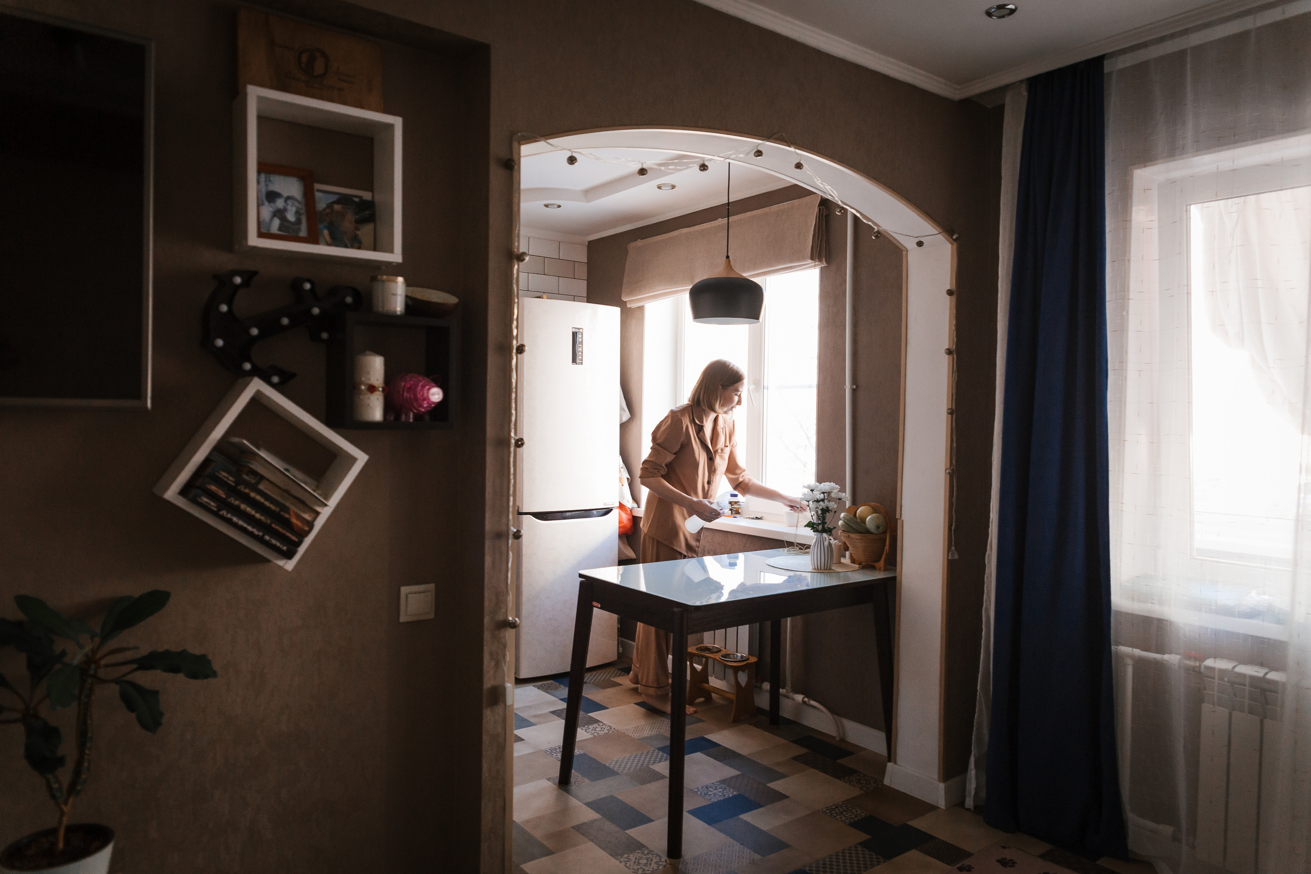 Домашняя атмосфера с Любой, витей и их сыном Яриком. Фотограф Бурятии София Андриянова