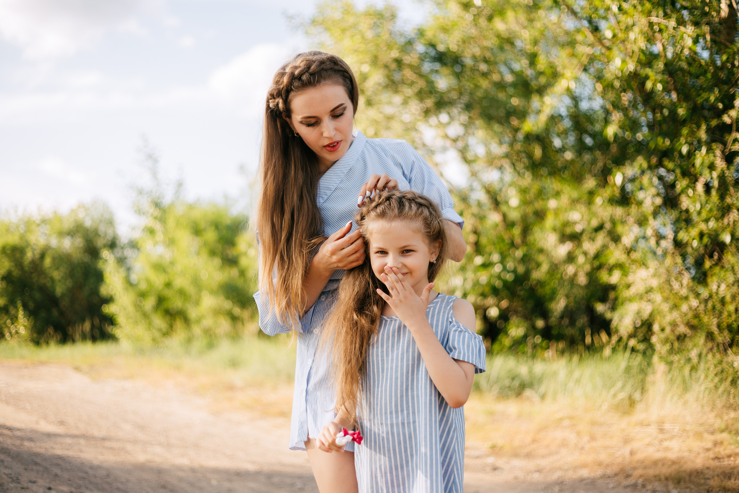 Ольга и дети. Фотограф Бурятии София Андриянова