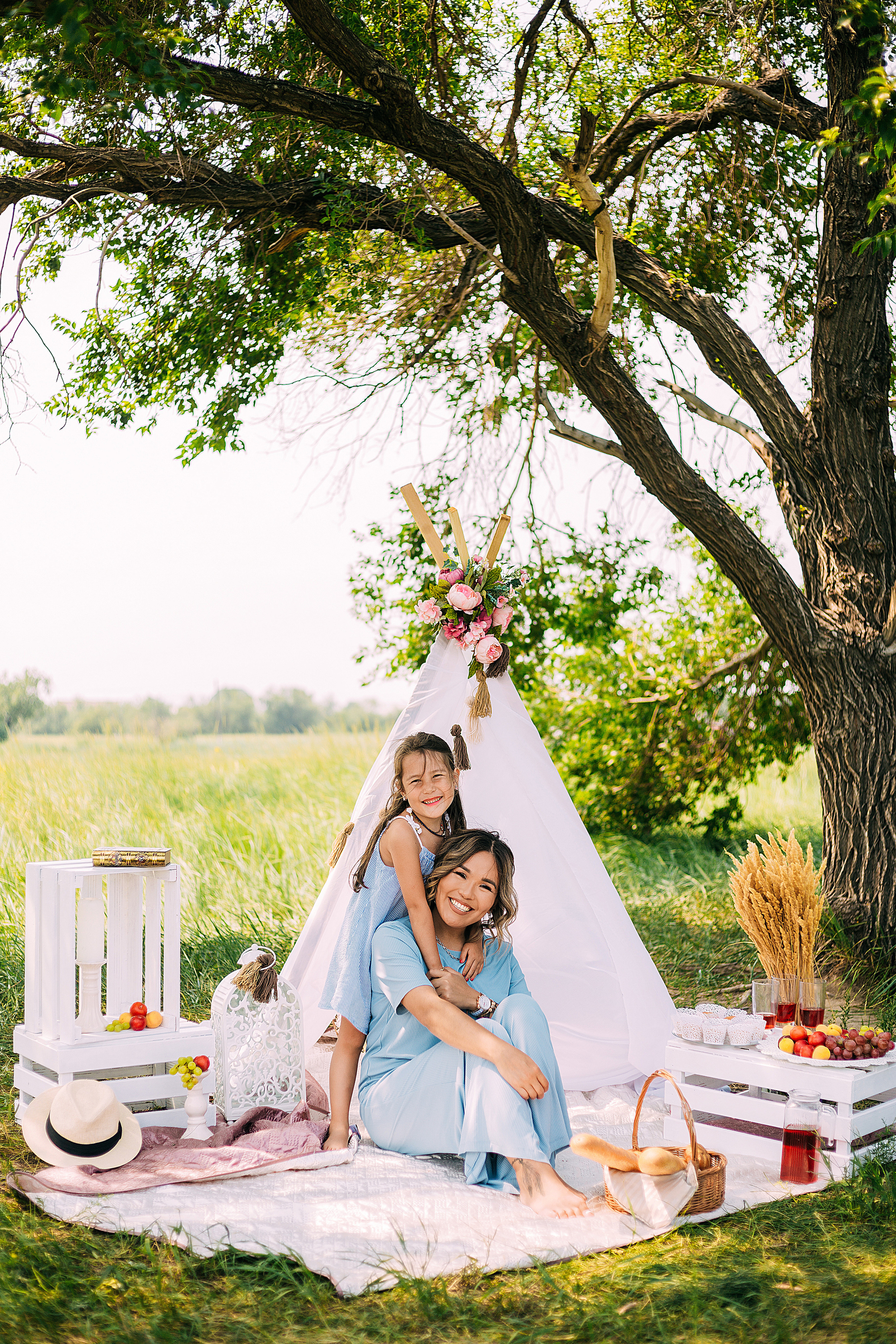 Аюна и с дочкой Аминой. Фотограф Бурятии София Андриянова