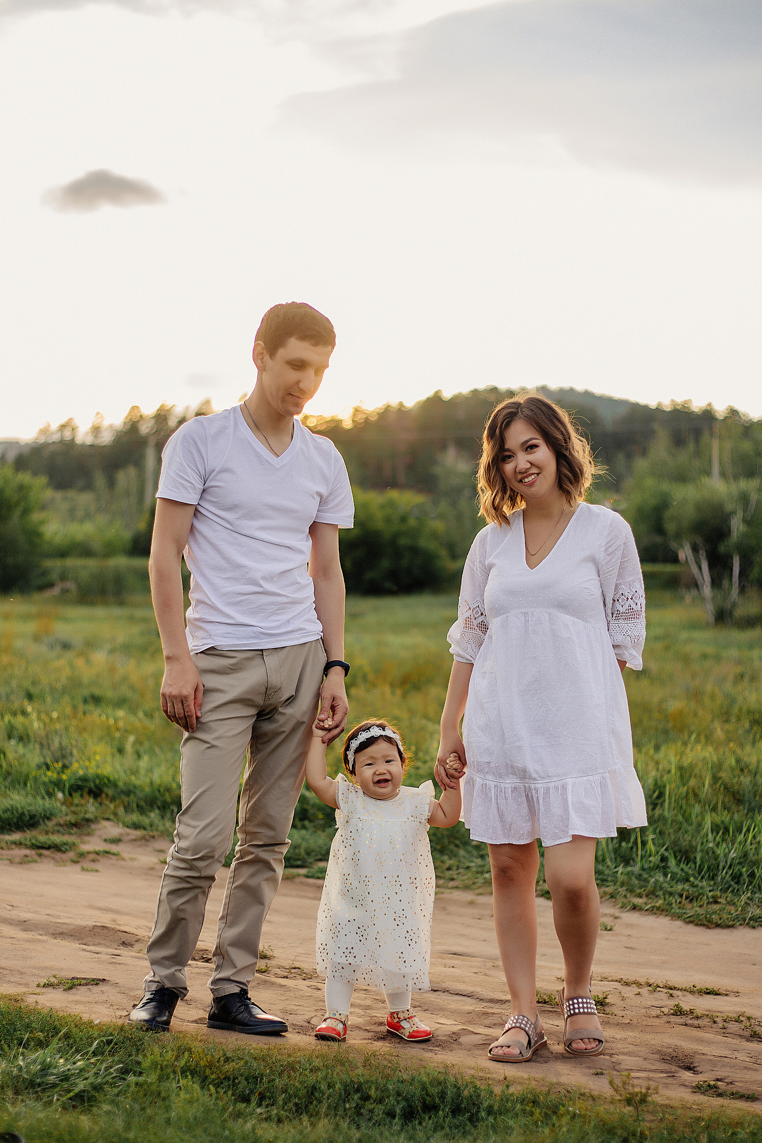 Надежда, муж и дочка. Фотограф Бурятии София Андриянова