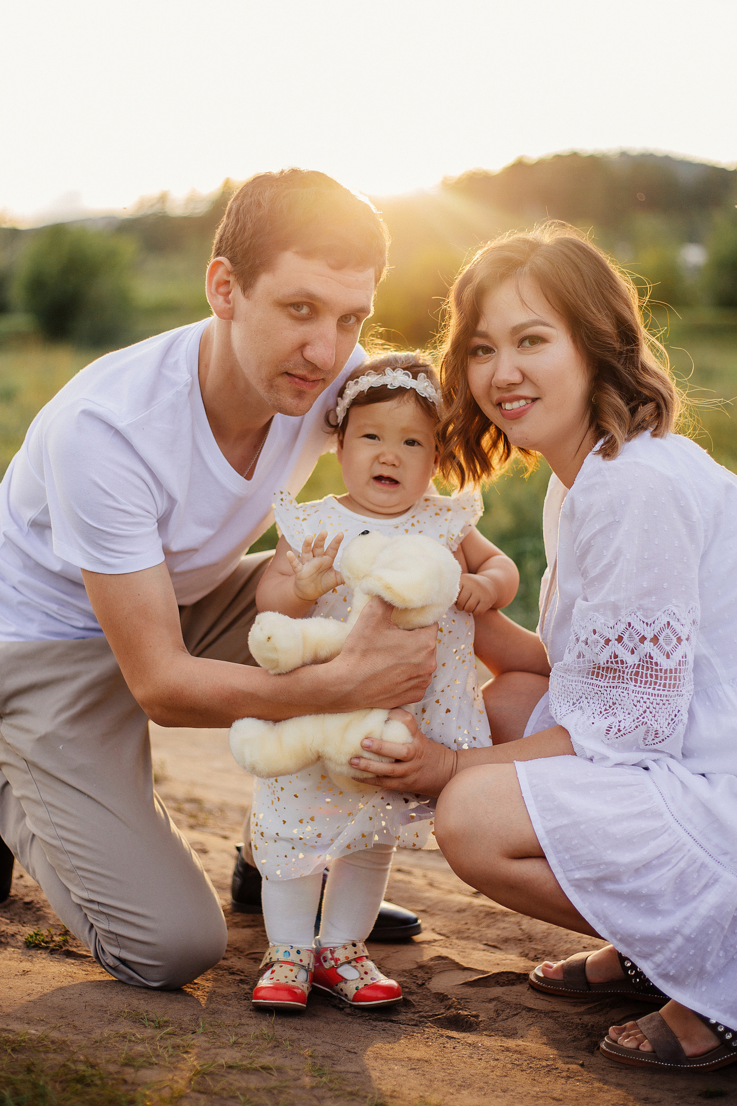 Надежда, муж и дочка. Фотограф Бурятии София Андриянова