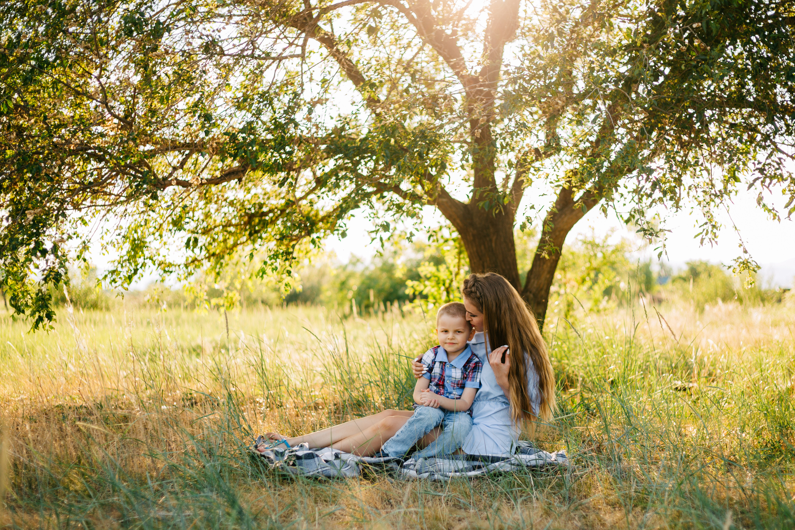 Ольга и дети. Фотограф Бурятии София Андриянова