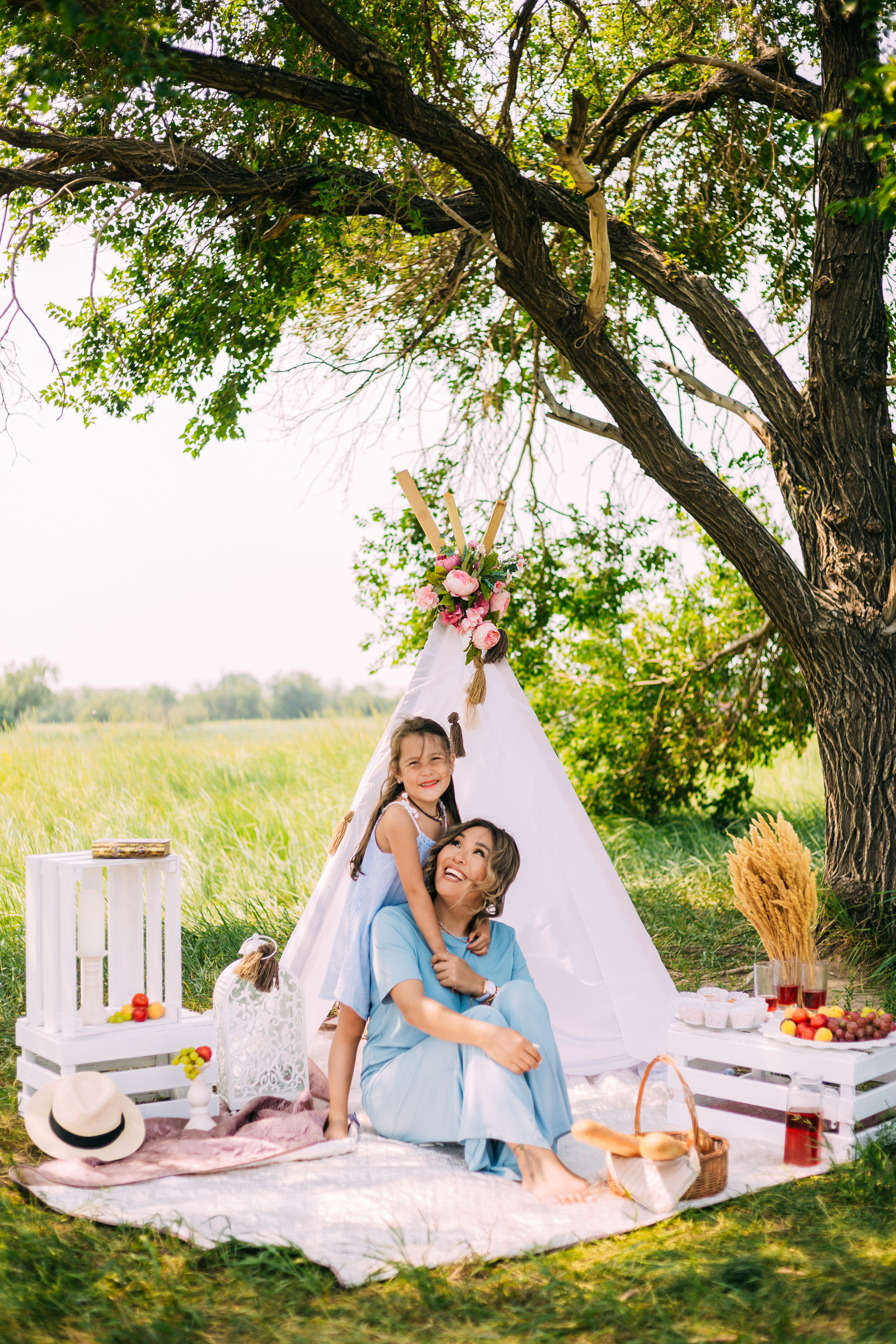 Аюна и с дочкой Аминой. Фотограф Бурятии София Андриянова