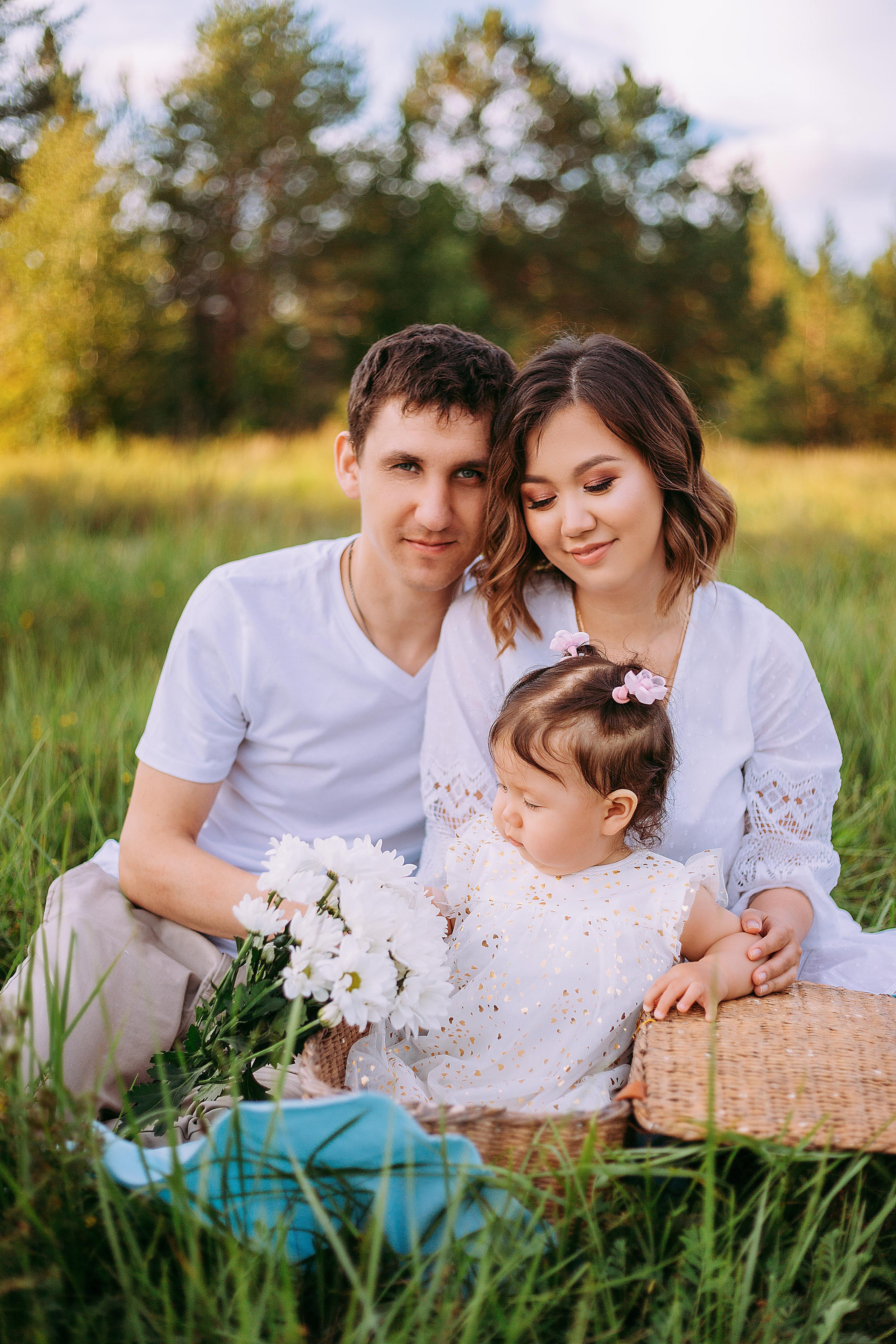 Надежда, муж и дочка. Фотограф Бурятии София Андриянова