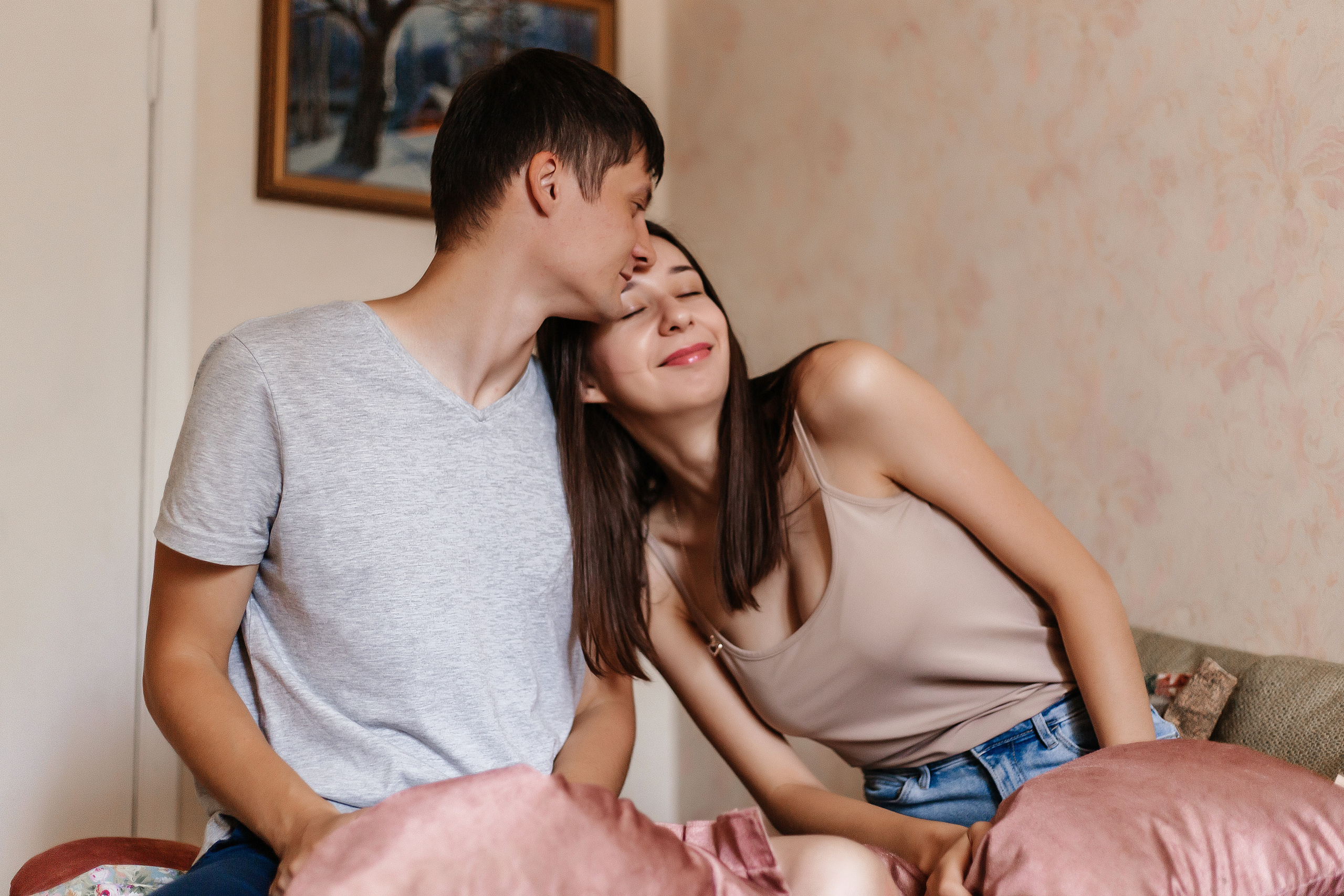 Домашняя лавстори Паши и Наташи. Фотограф Бурятии София Андриянова