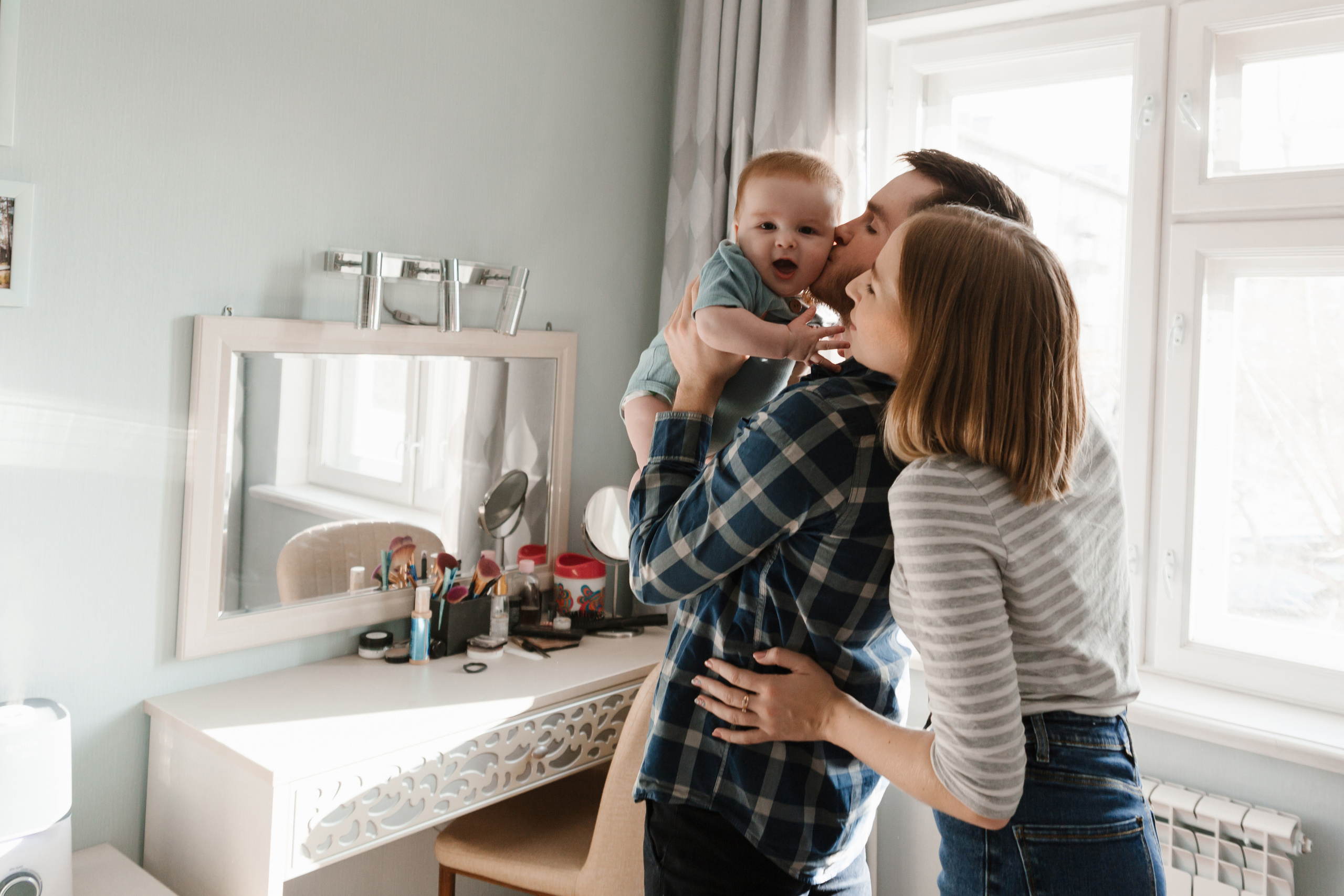 Домашняя атмосфера с Любой, витей и их сыном Яриком. Фотограф Бурятии София Андриянова