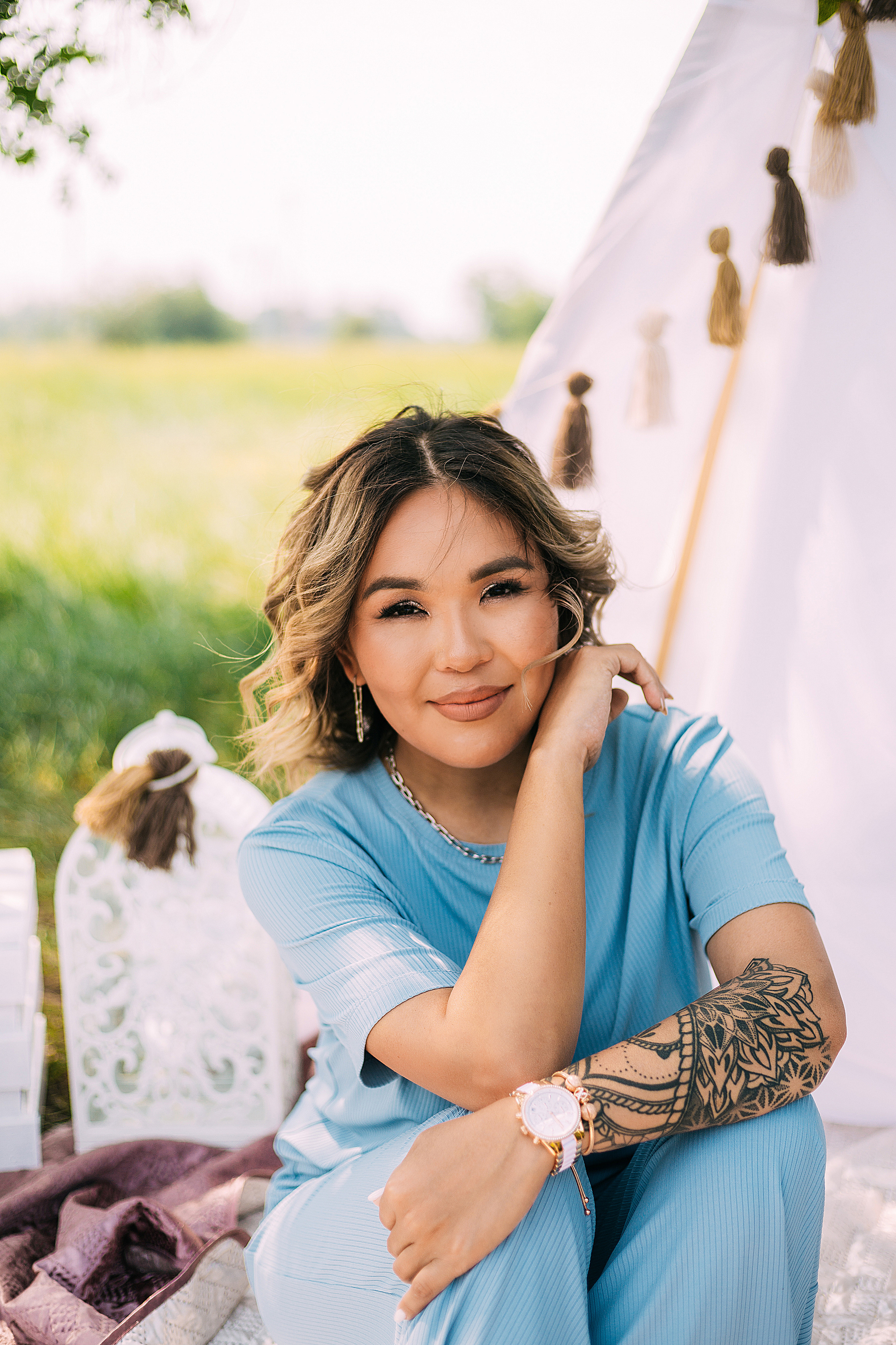 Аюна и с дочкой Аминой. Фотограф Бурятии София Андриянова