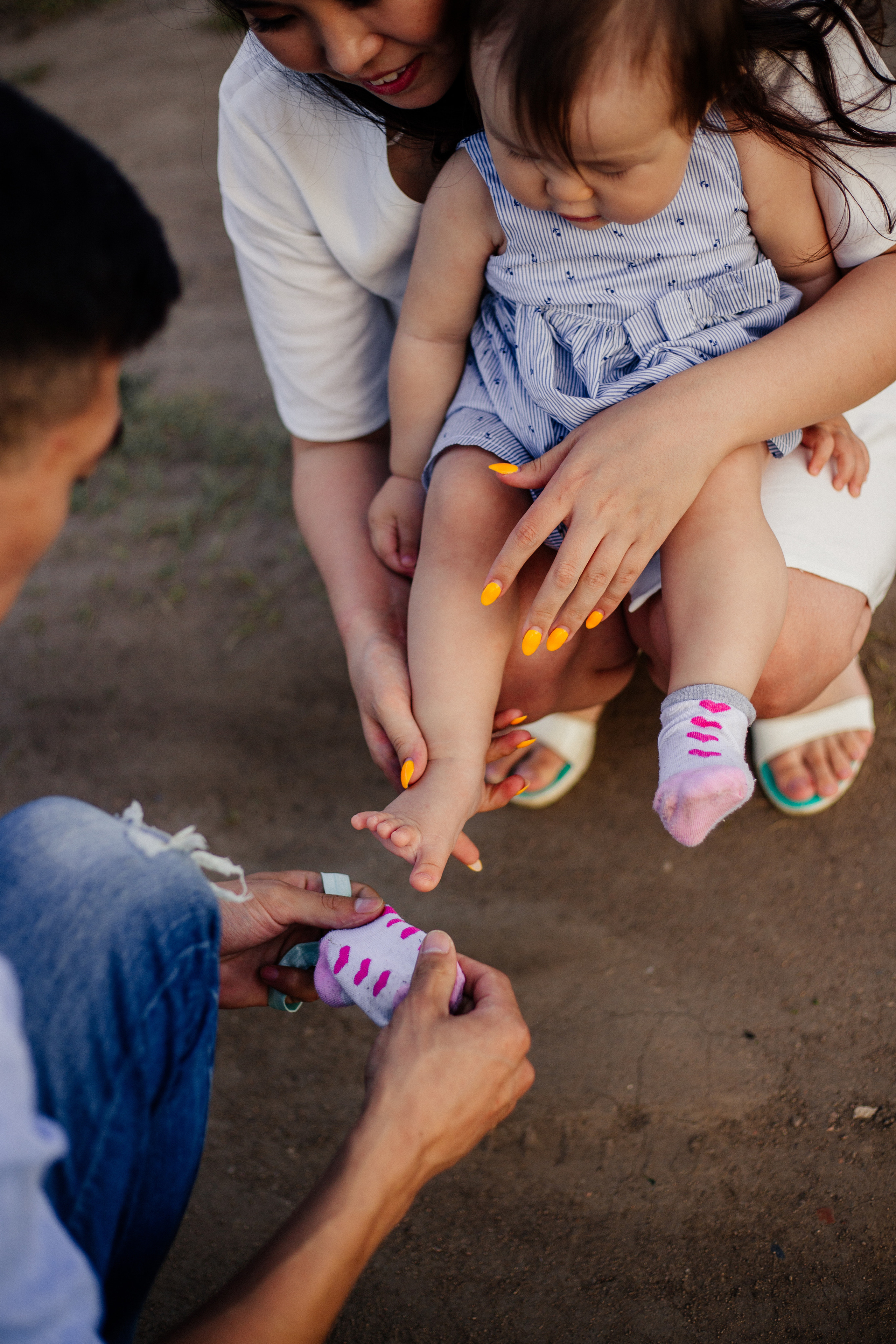 Ариша с родителями. Фотограф Бурятии София Андриянова