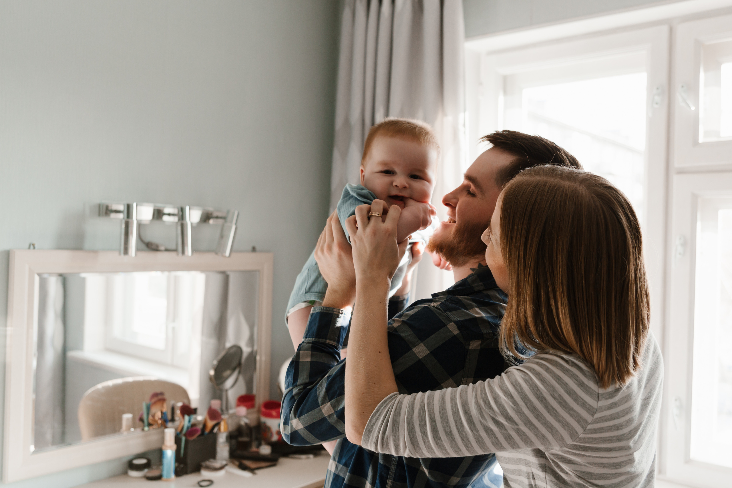Домашняя атмосфера с Любой, витей и их сыном Яриком. Фотограф Бурятии София Андриянова