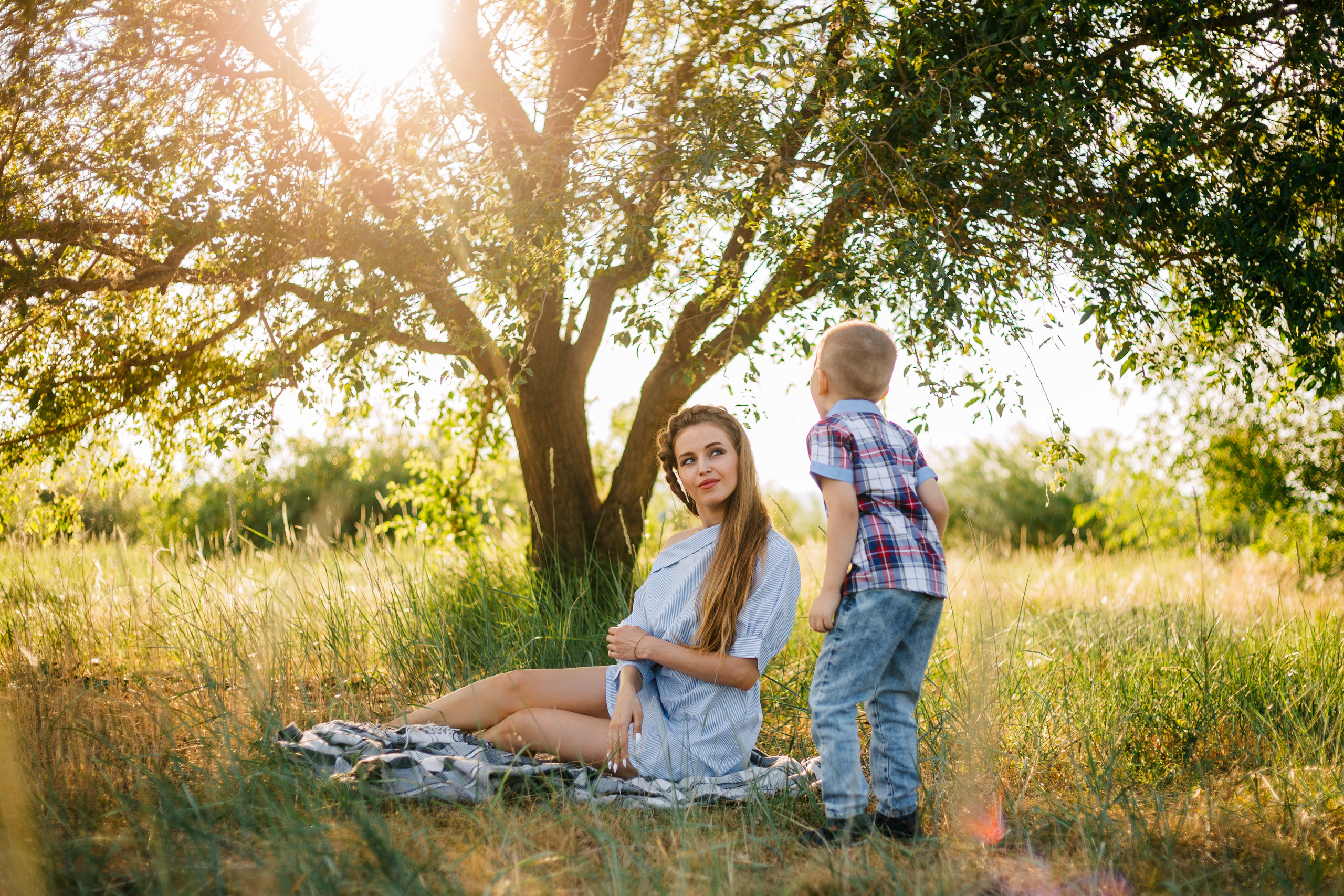 Ольга и дети. Фотограф Бурятии София Андриянова
