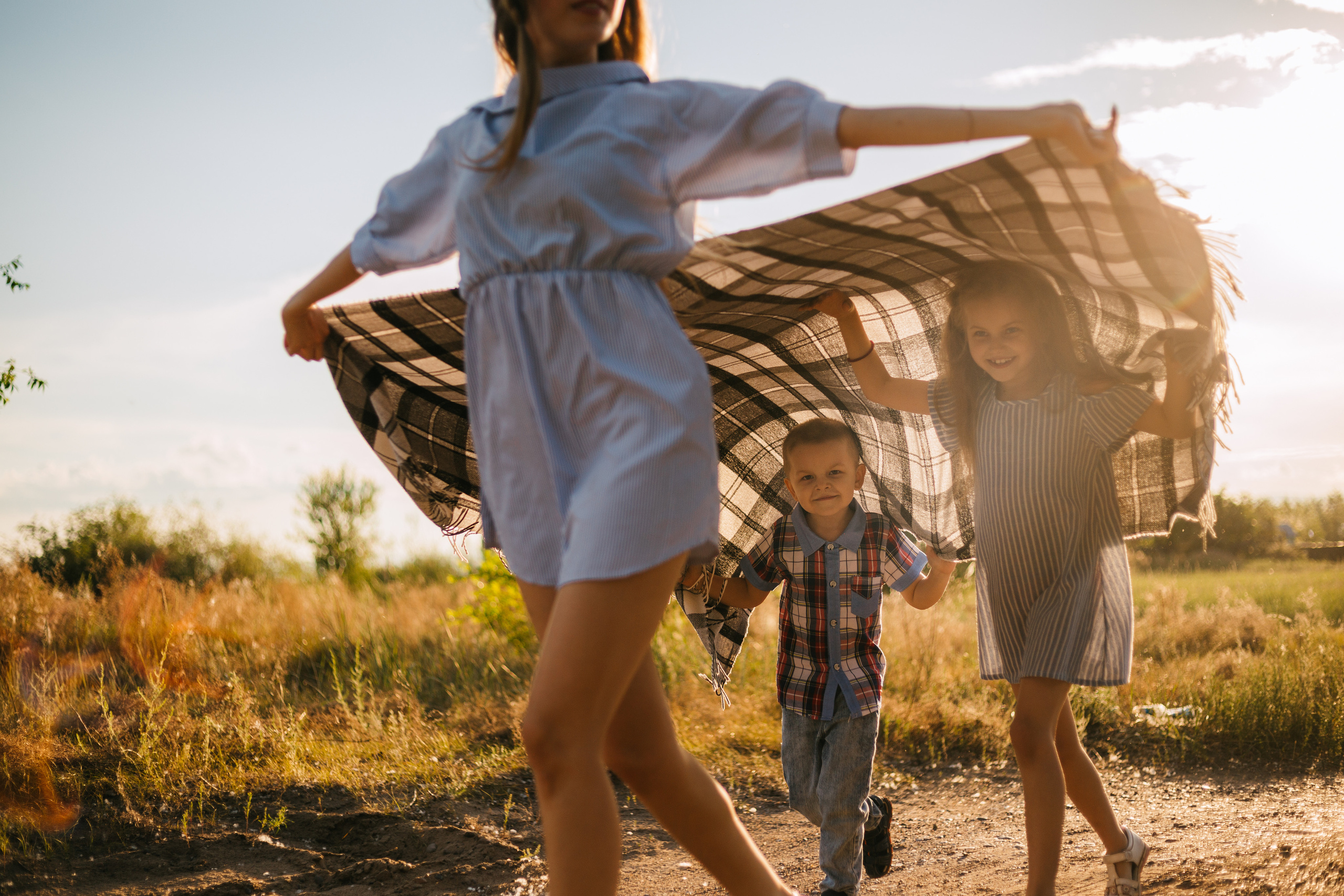 Ольга и дети. Фотограф Бурятии София Андриянова
