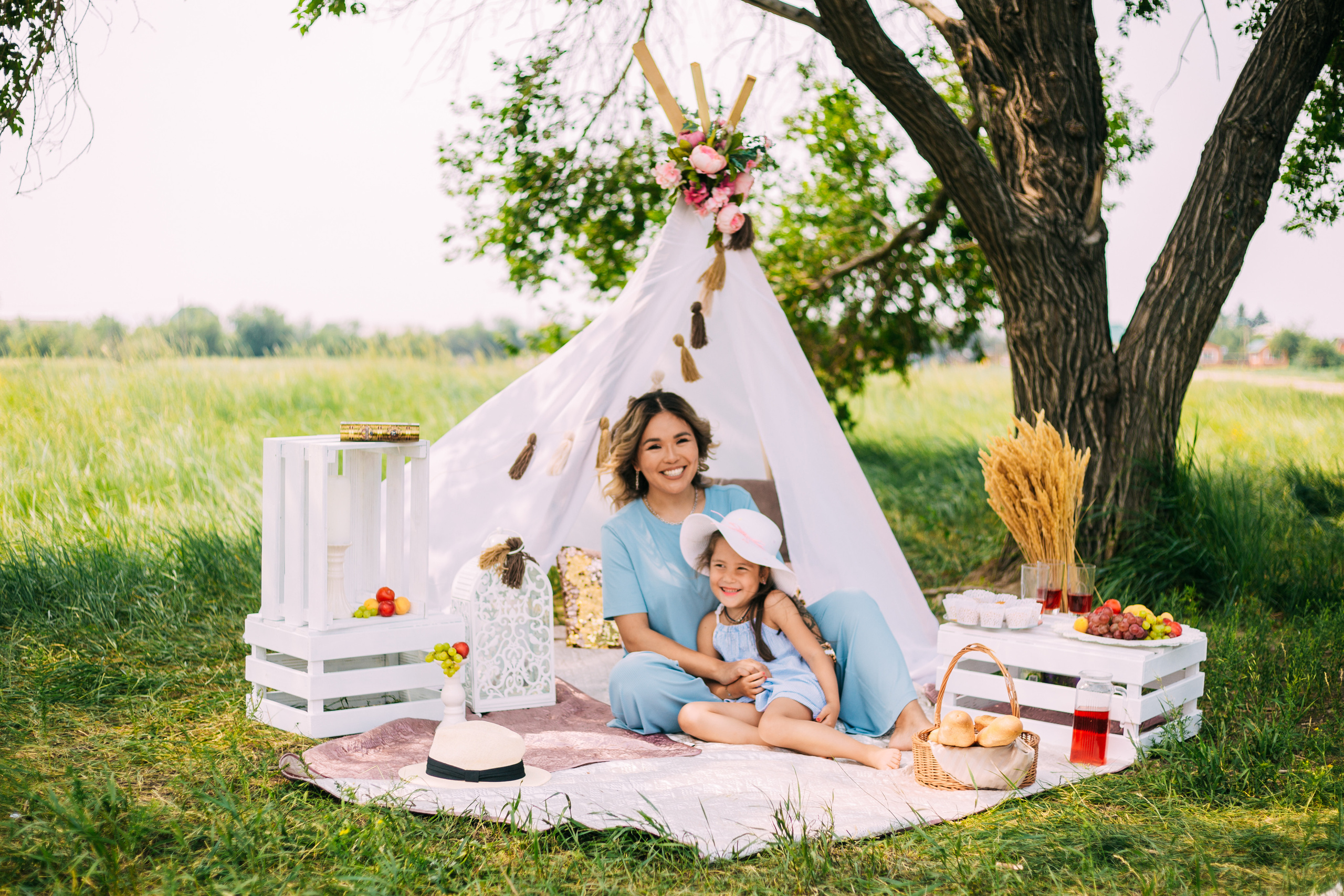 Аюна и с дочкой Аминой. Фотограф Бурятии София Андриянова