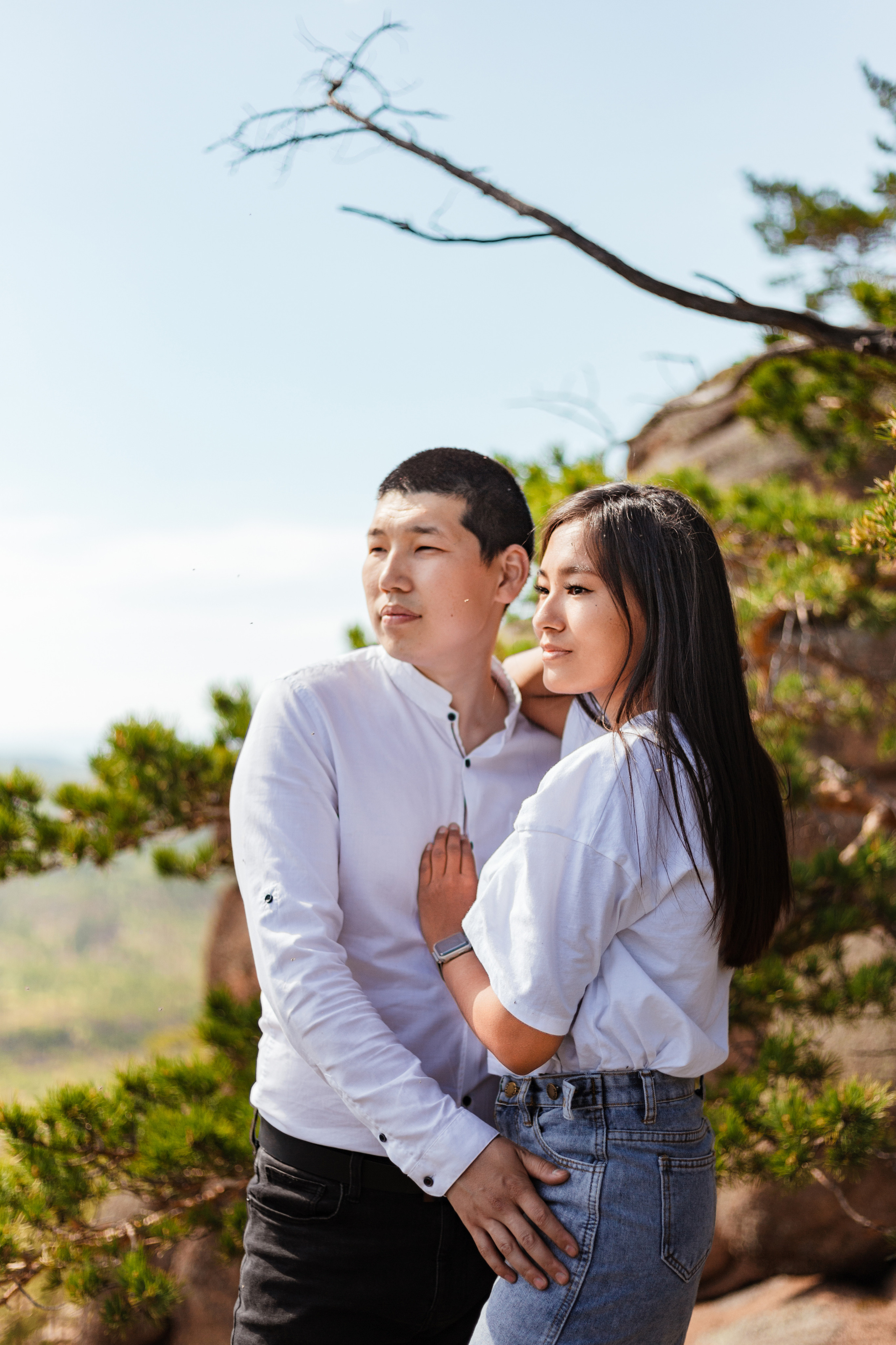 Елена и Сергей. Скалы. Фотограф Бурятии София Андриянова