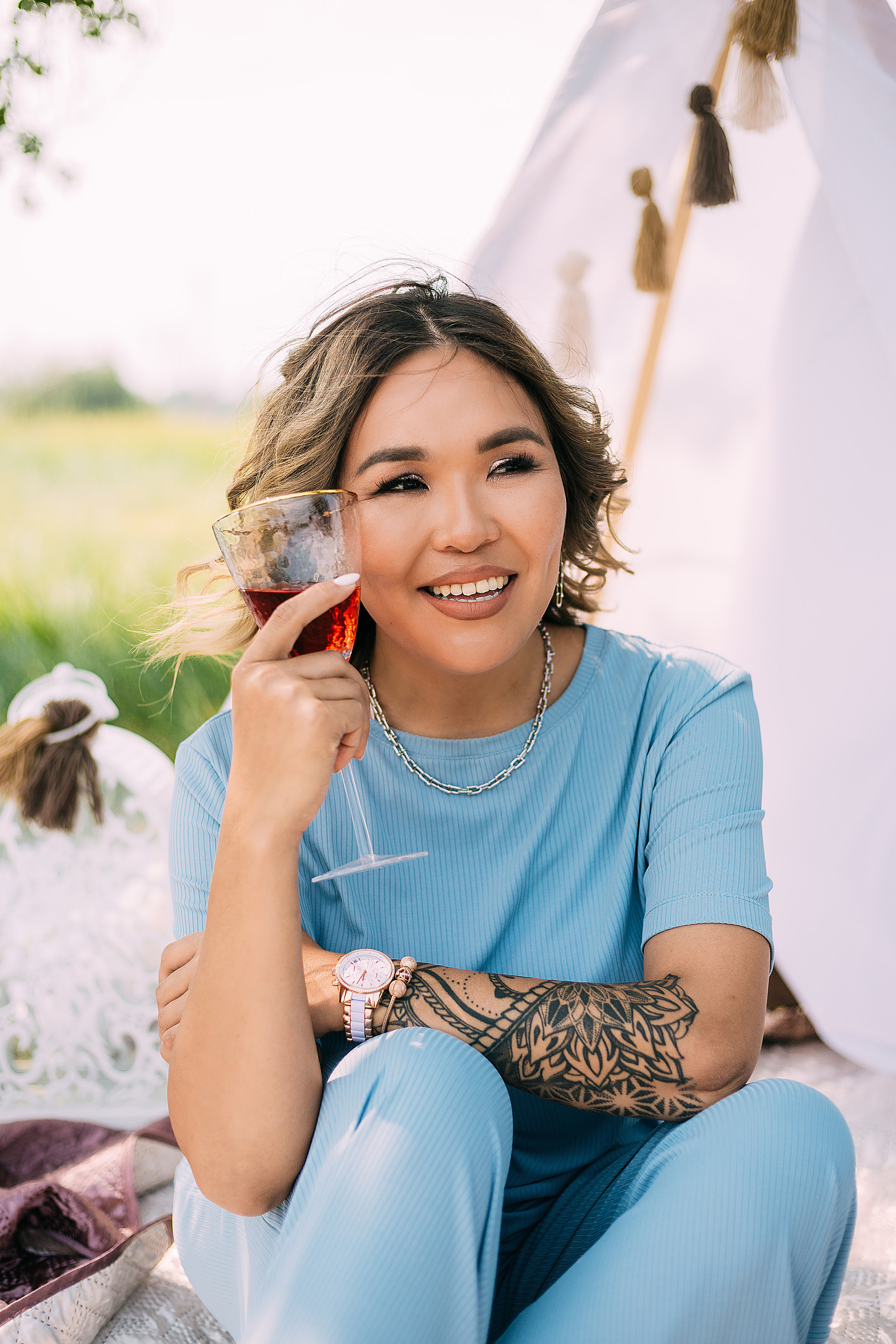 Аюна и с дочкой Аминой. Фотограф Бурятии София Андриянова