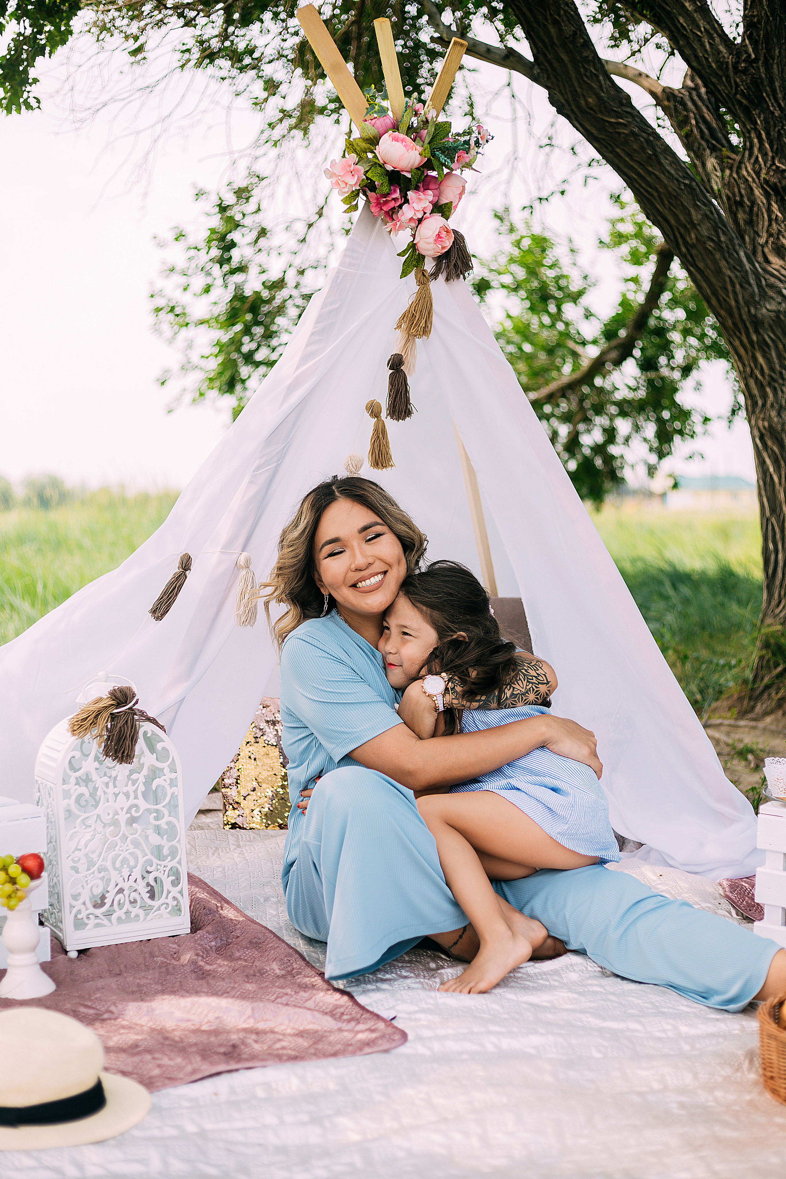 Аюна и с дочкой Аминой. Фотограф Бурятии София Андриянова