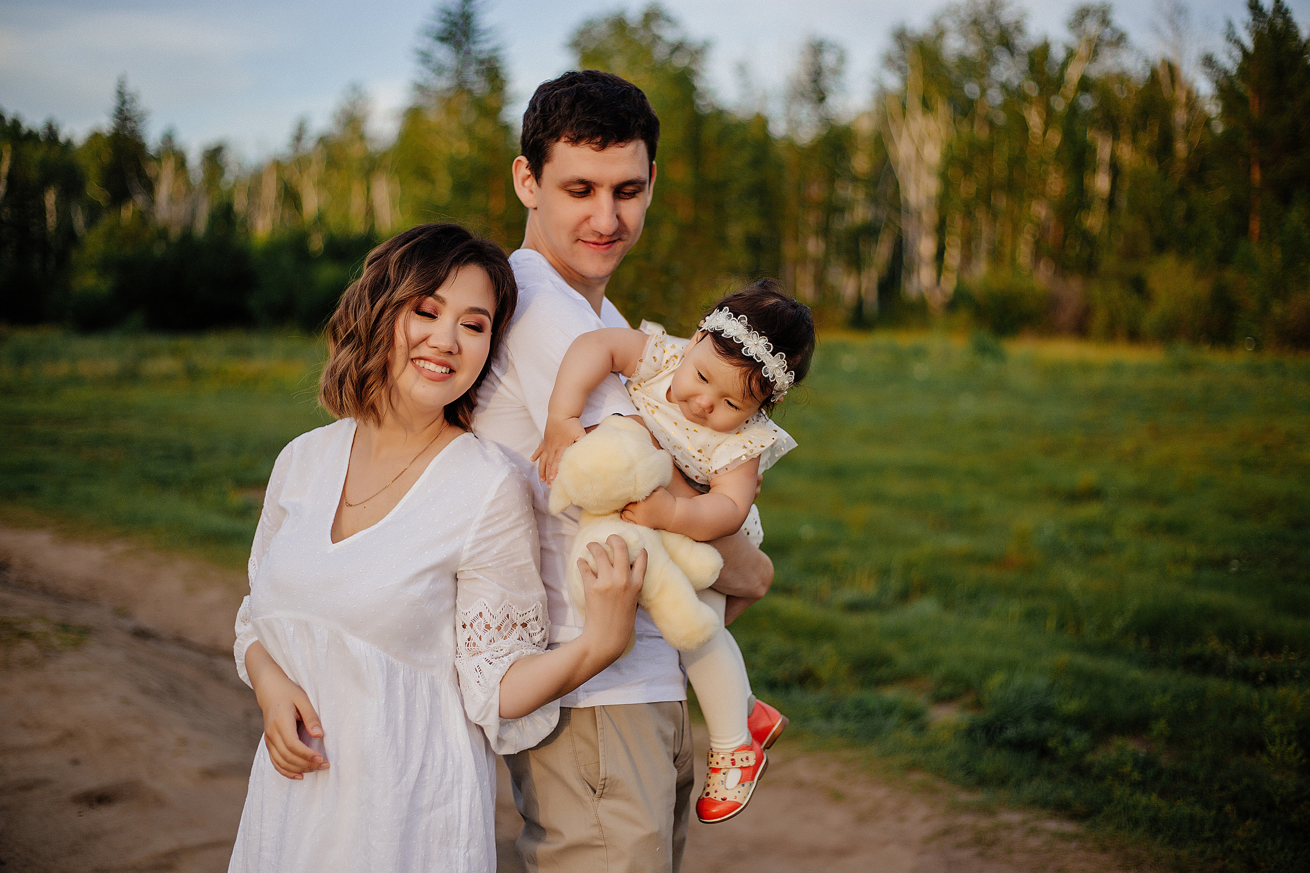 Надежда, муж и дочка. Фотограф Бурятии София Андриянова