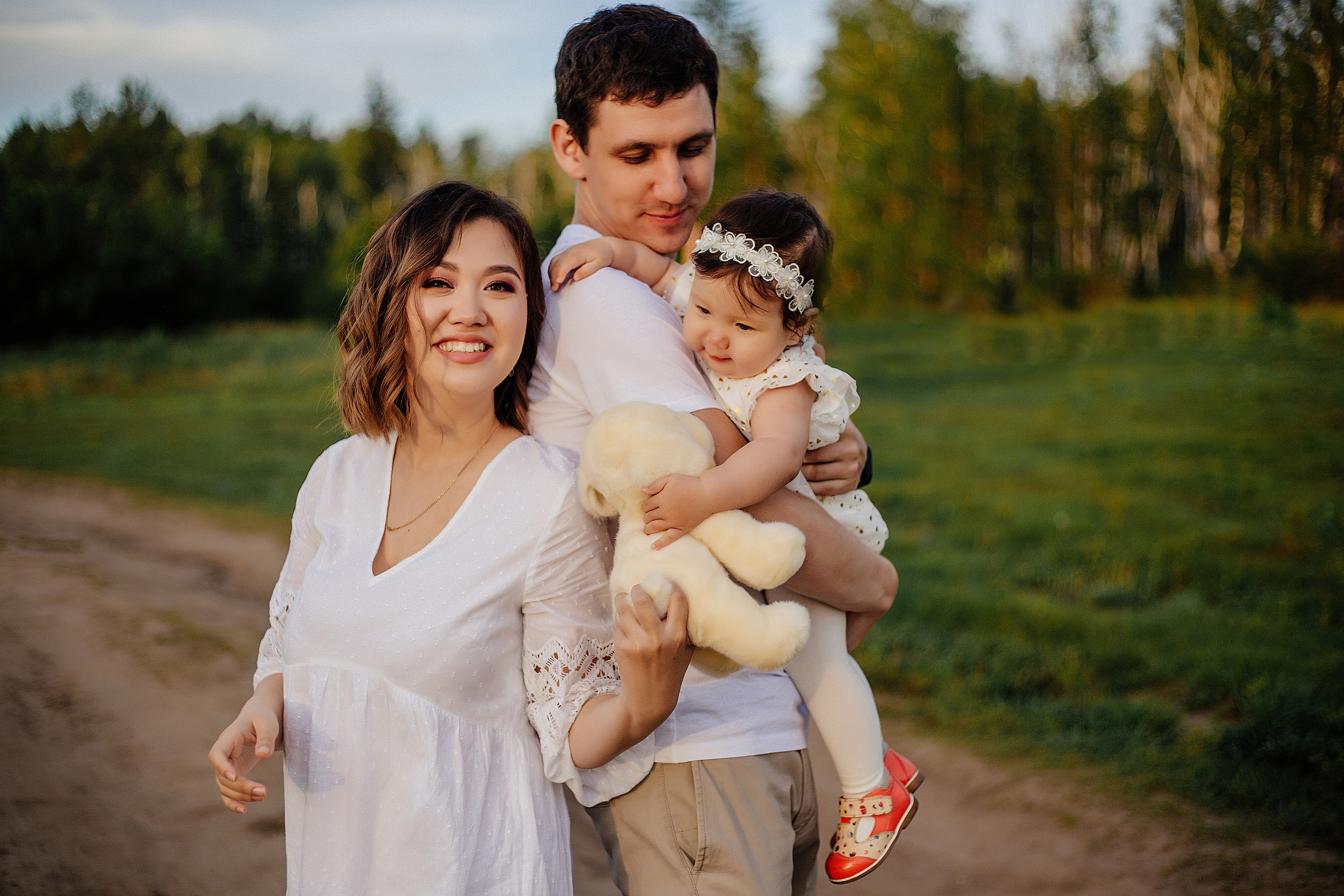 Надежда, муж и дочка. Фотограф Бурятии София Андриянова