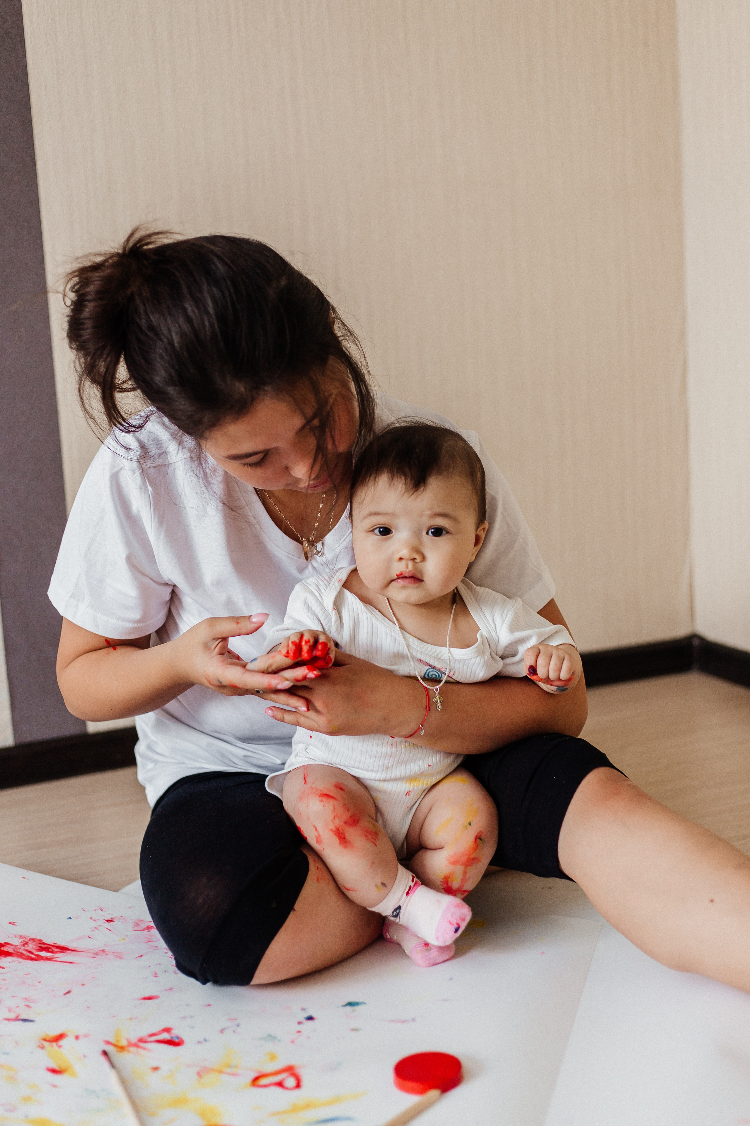 Алина с дочей. Фотограф Бурятии София Андриянова