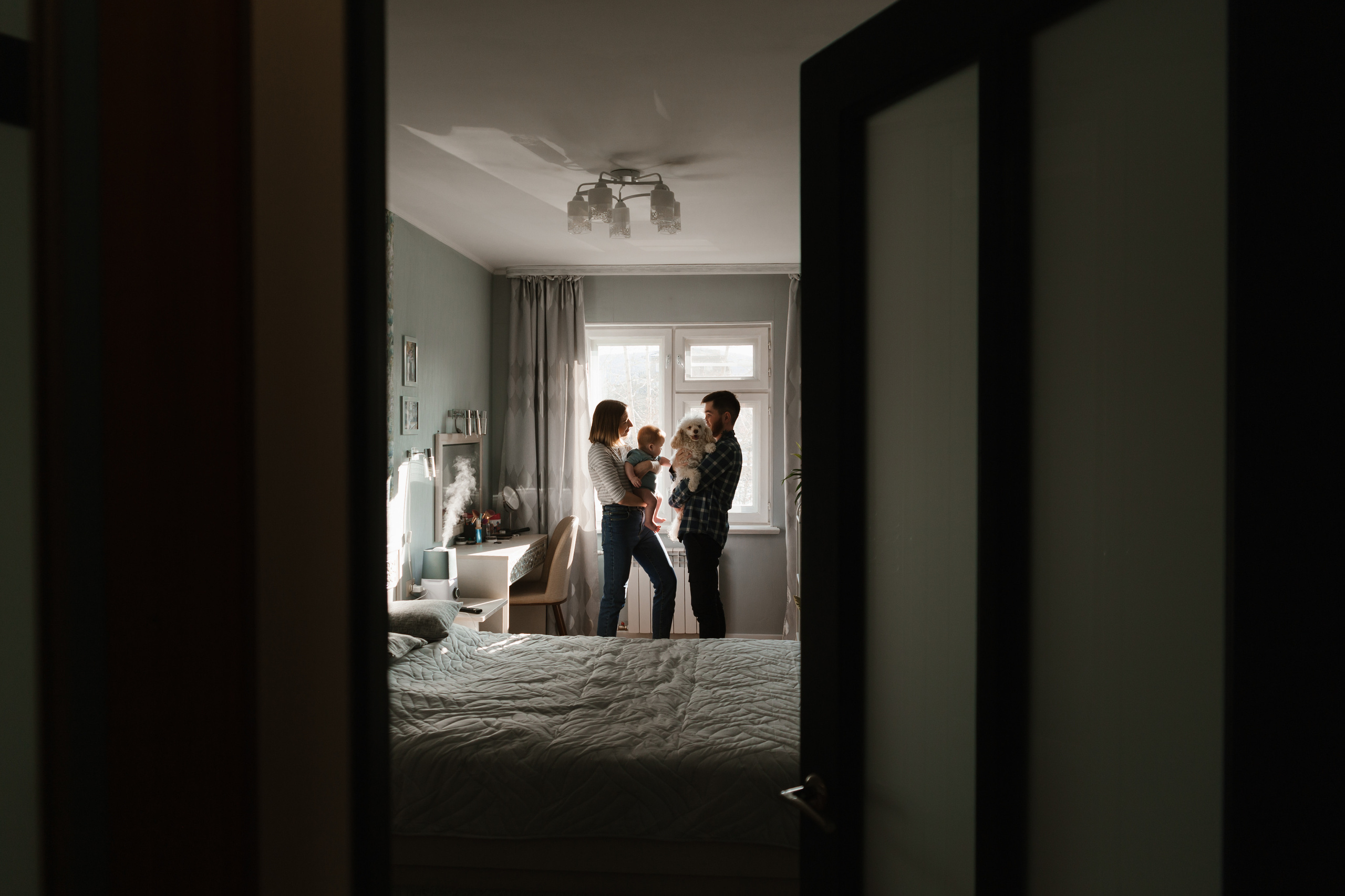 Домашняя атмосфера с Любой, витей и их сыном Яриком. Фотограф Бурятии София Андриянова