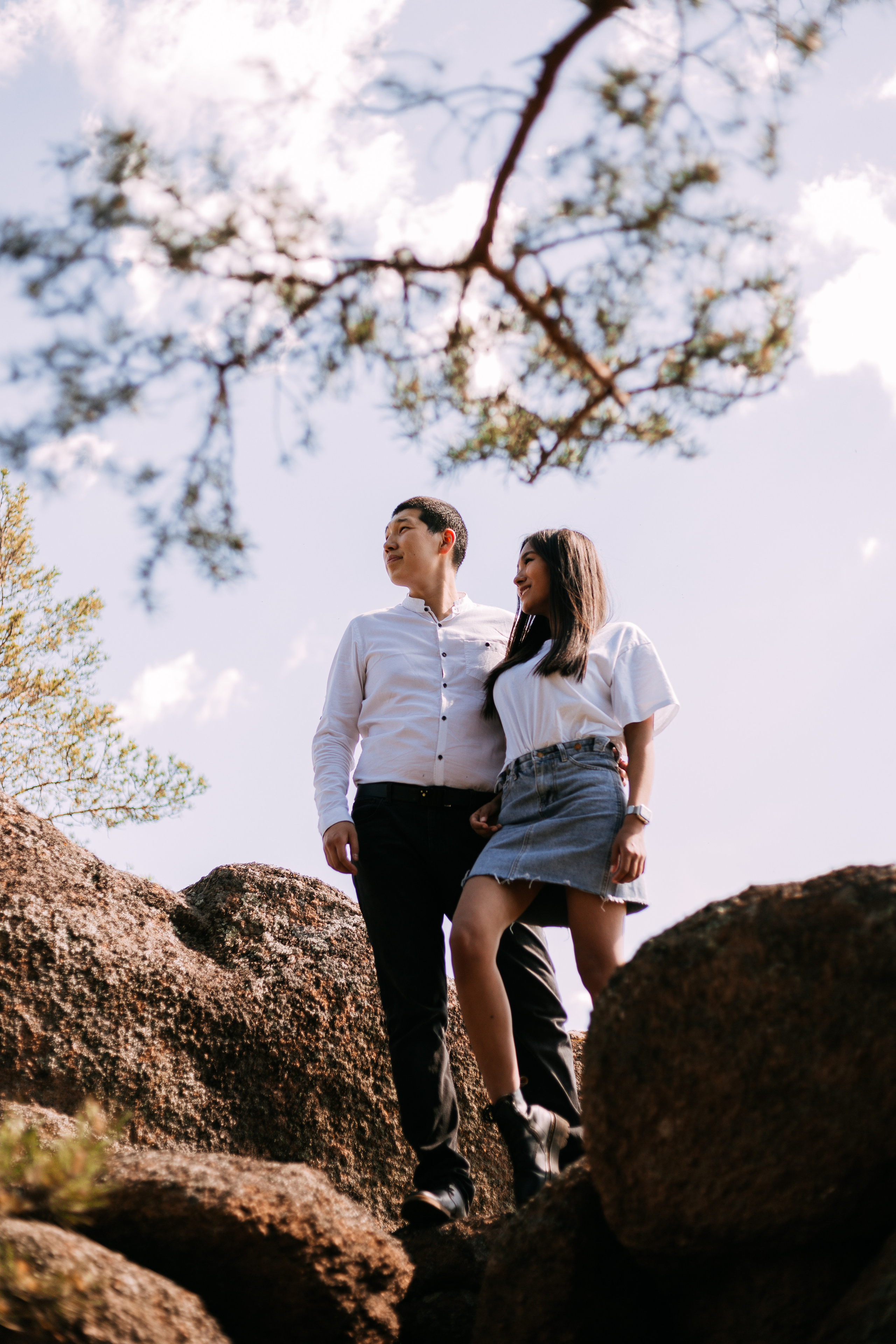 Елена и Сергей. Скалы. Фотограф Бурятии София Андриянова