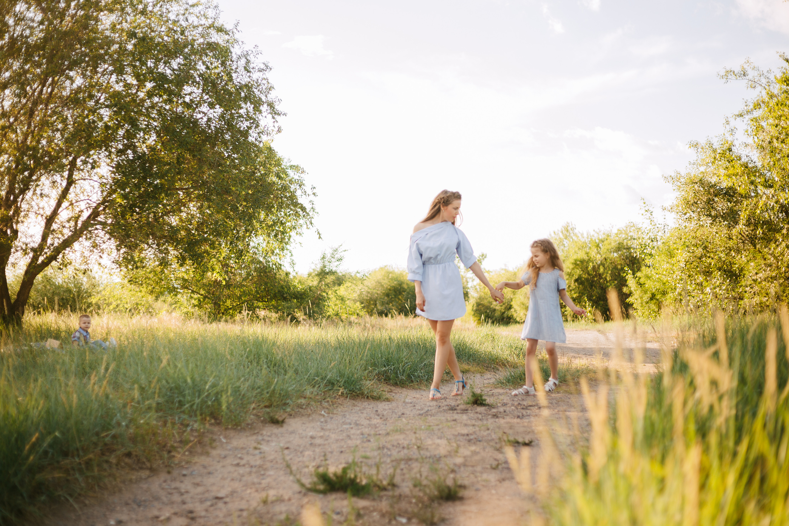 Ольга и дети. Фотограф Бурятии София Андриянова