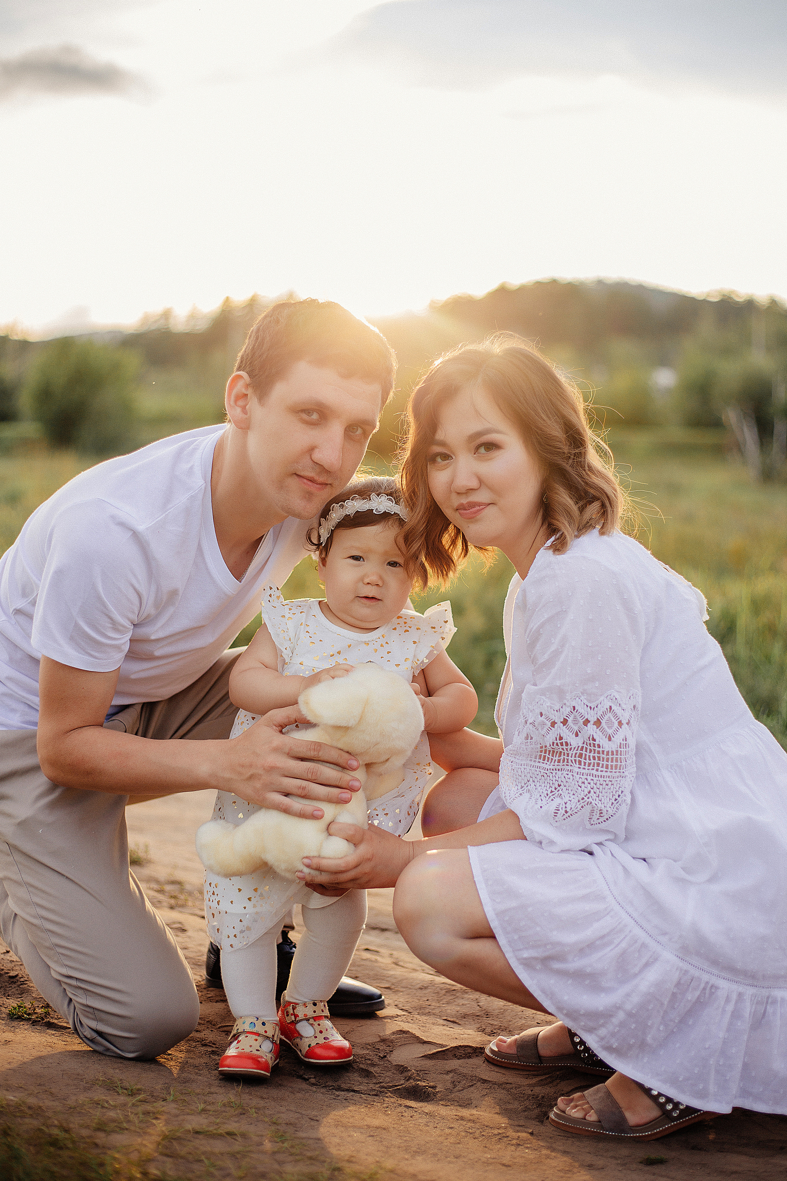 Надежда, муж и дочка. Фотограф Бурятии София Андриянова