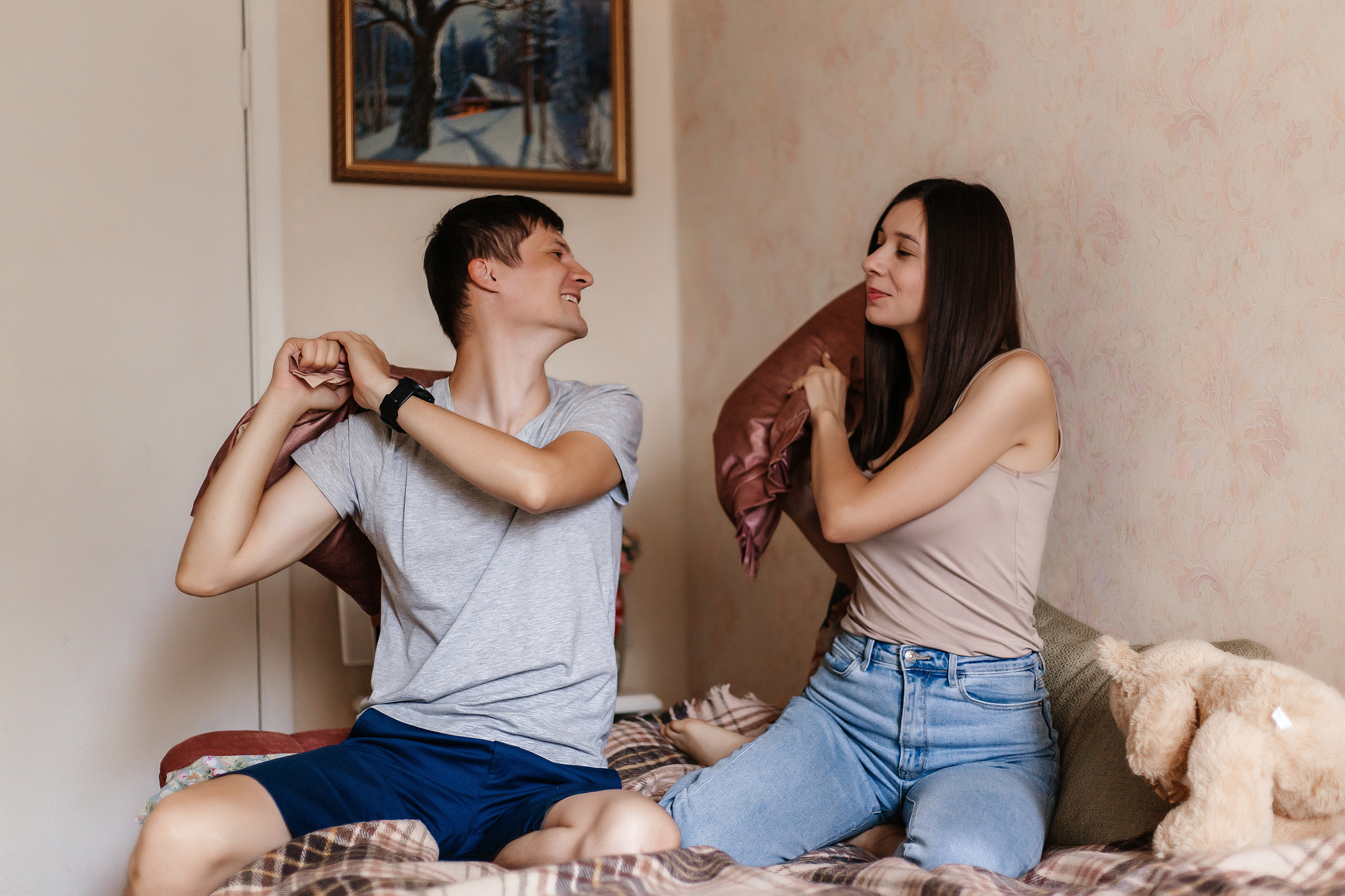 Домашняя лавстори Паши и Наташи. Фотограф Бурятии София Андриянова