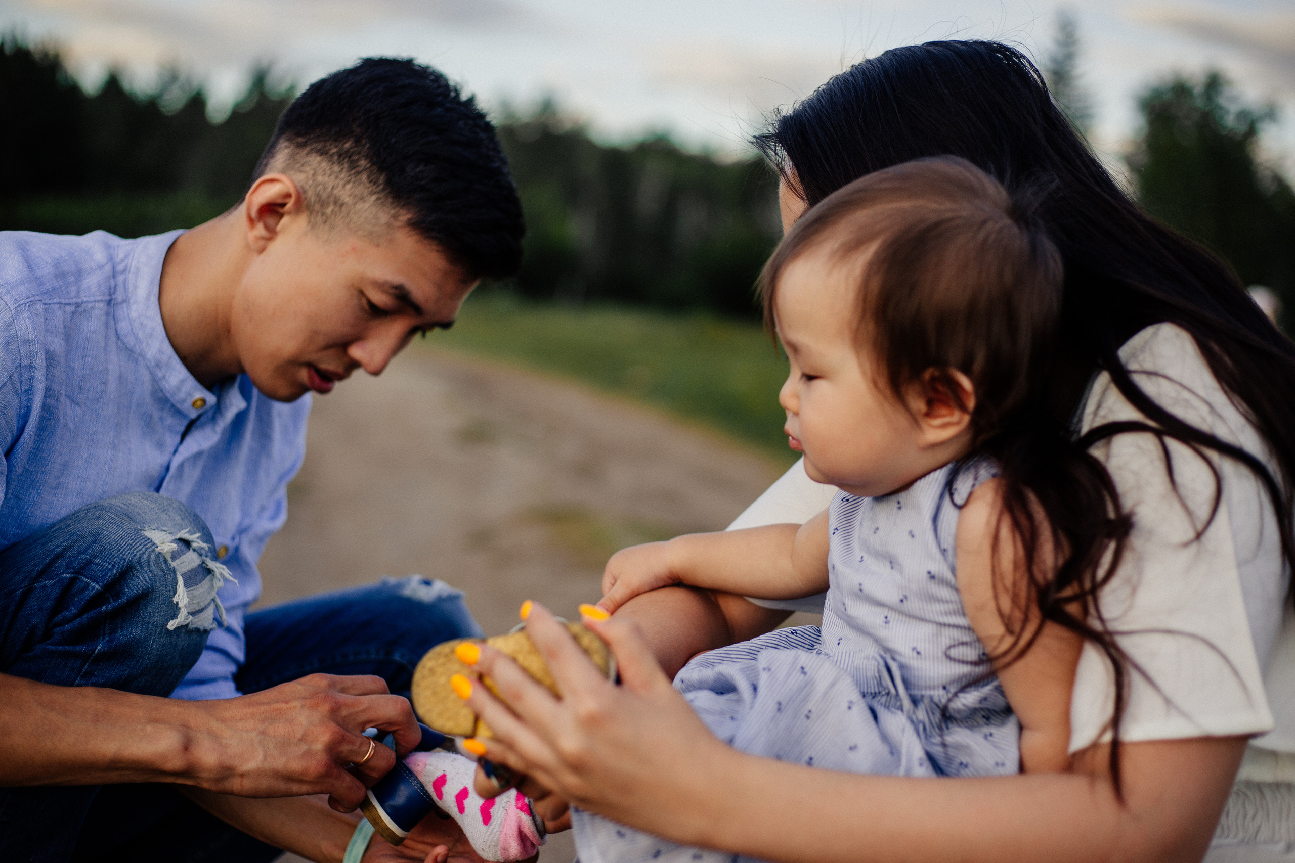 Ариша с родителями. Фотограф Бурятии София Андриянова