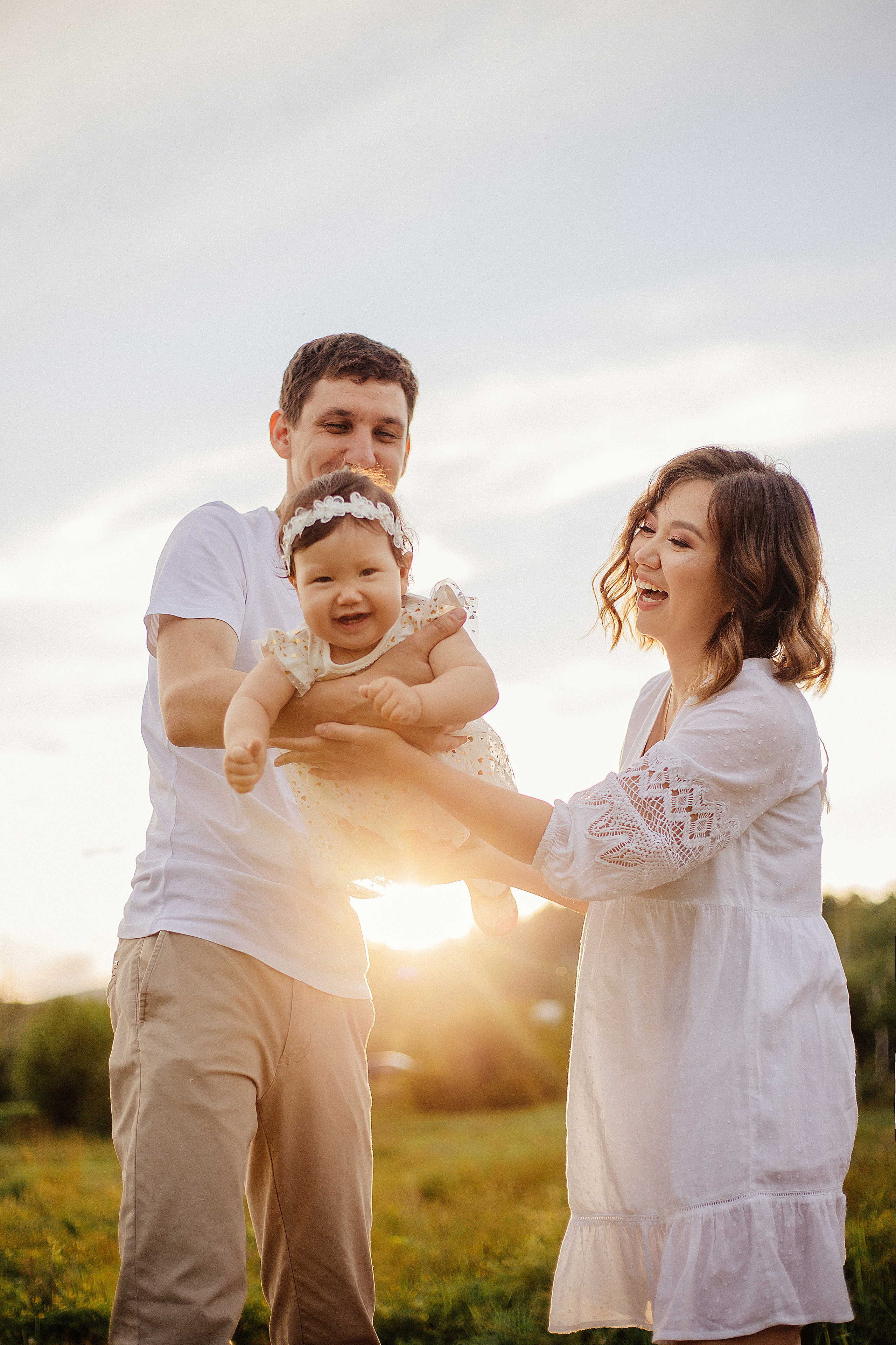 Надежда, муж и дочка. Фотограф Бурятии София Андриянова