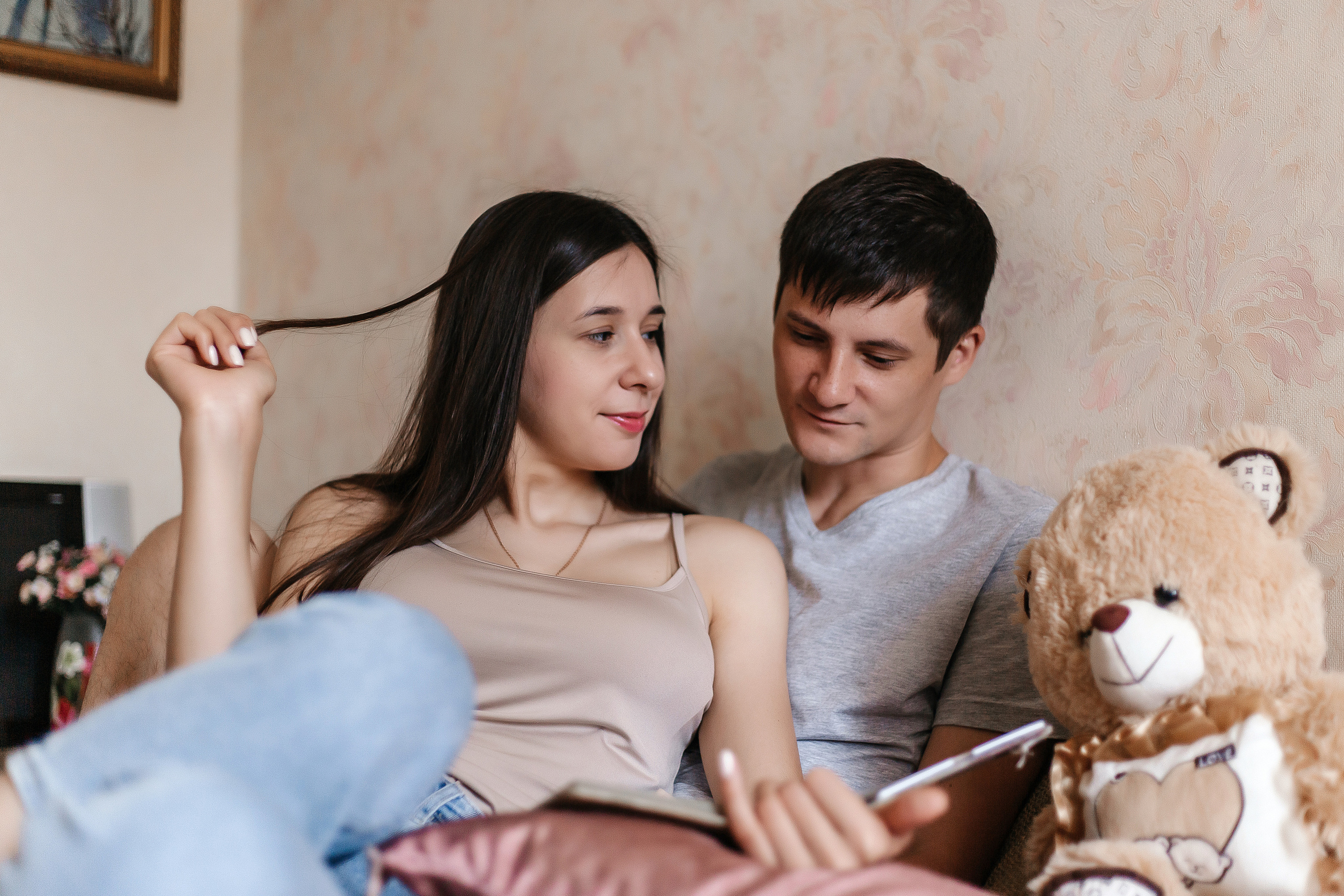 Домашняя лавстори Паши и Наташи. Фотограф Бурятии София Андриянова