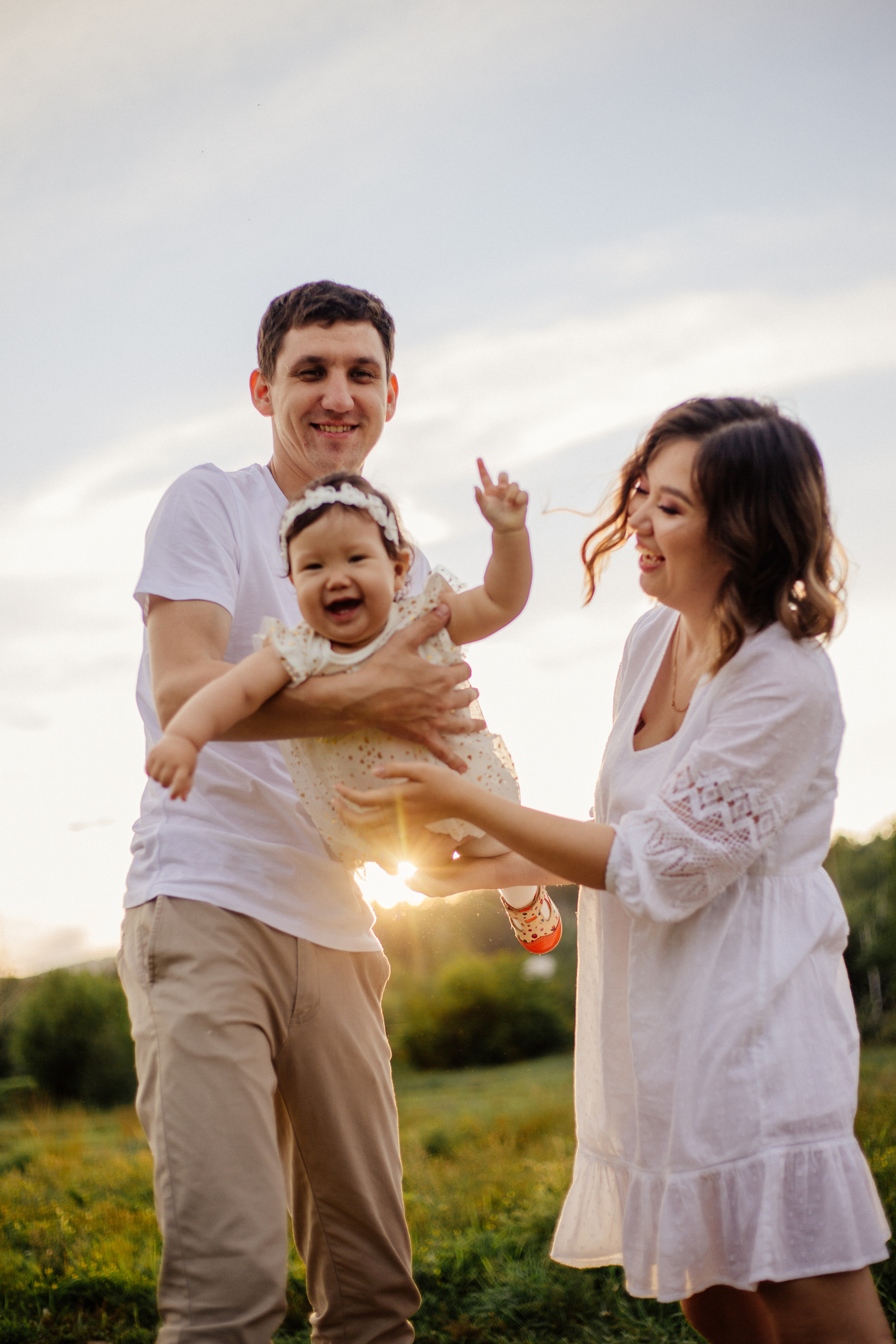 Надежда, муж и дочка. Фотограф Бурятии София Андриянова