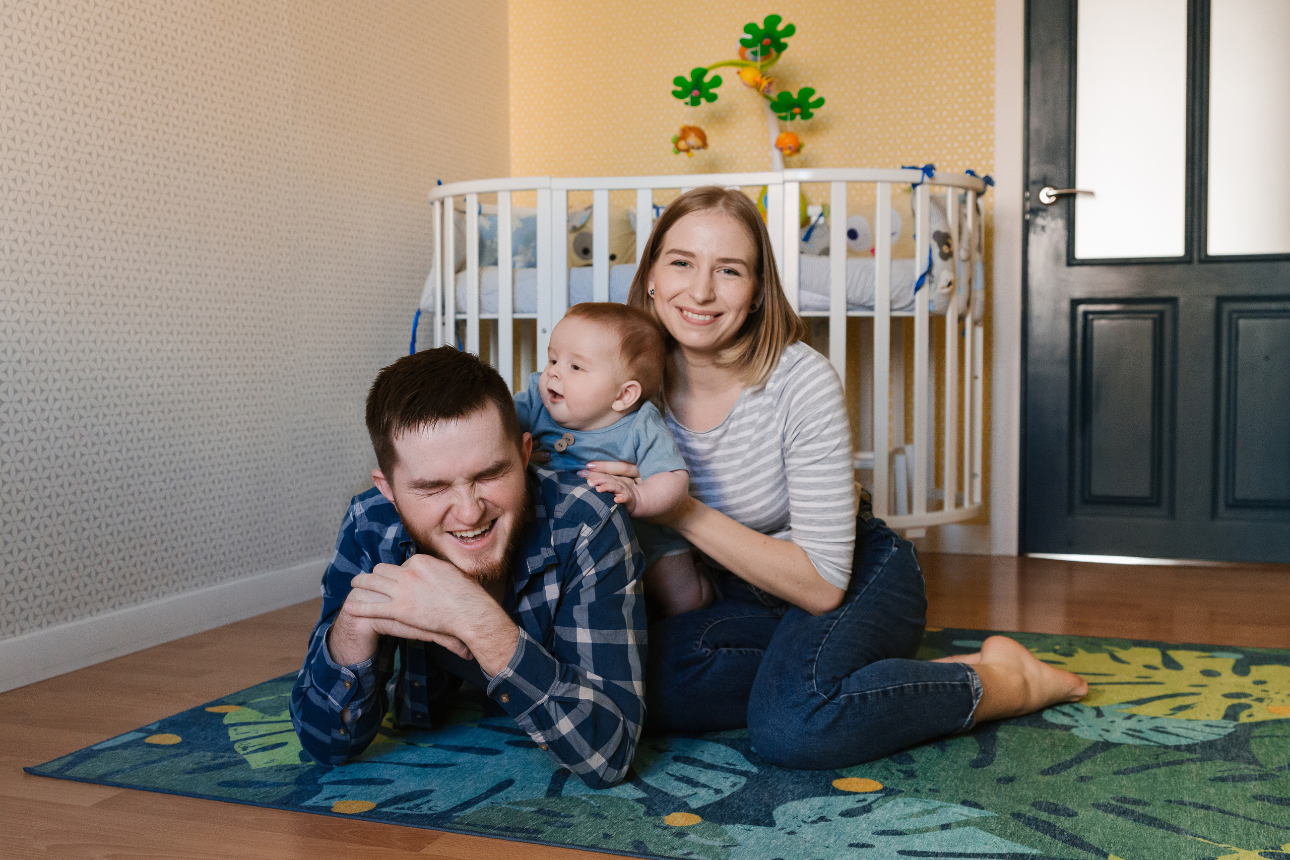 Домашняя атмосфера с Любой, витей и их сыном Яриком. Фотограф Бурятии София Андриянова