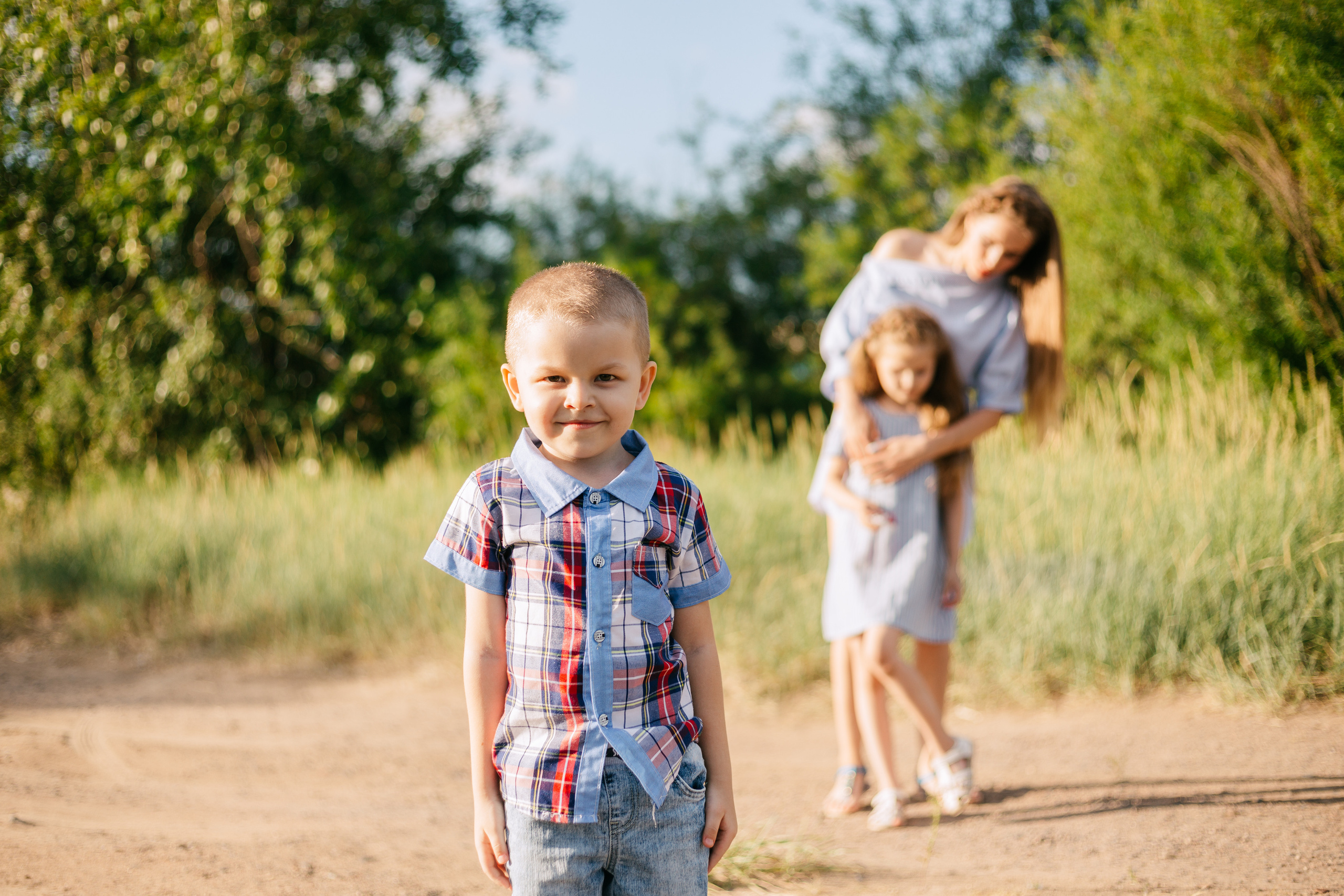 Ольга и дети. Фотограф Бурятии София Андриянова