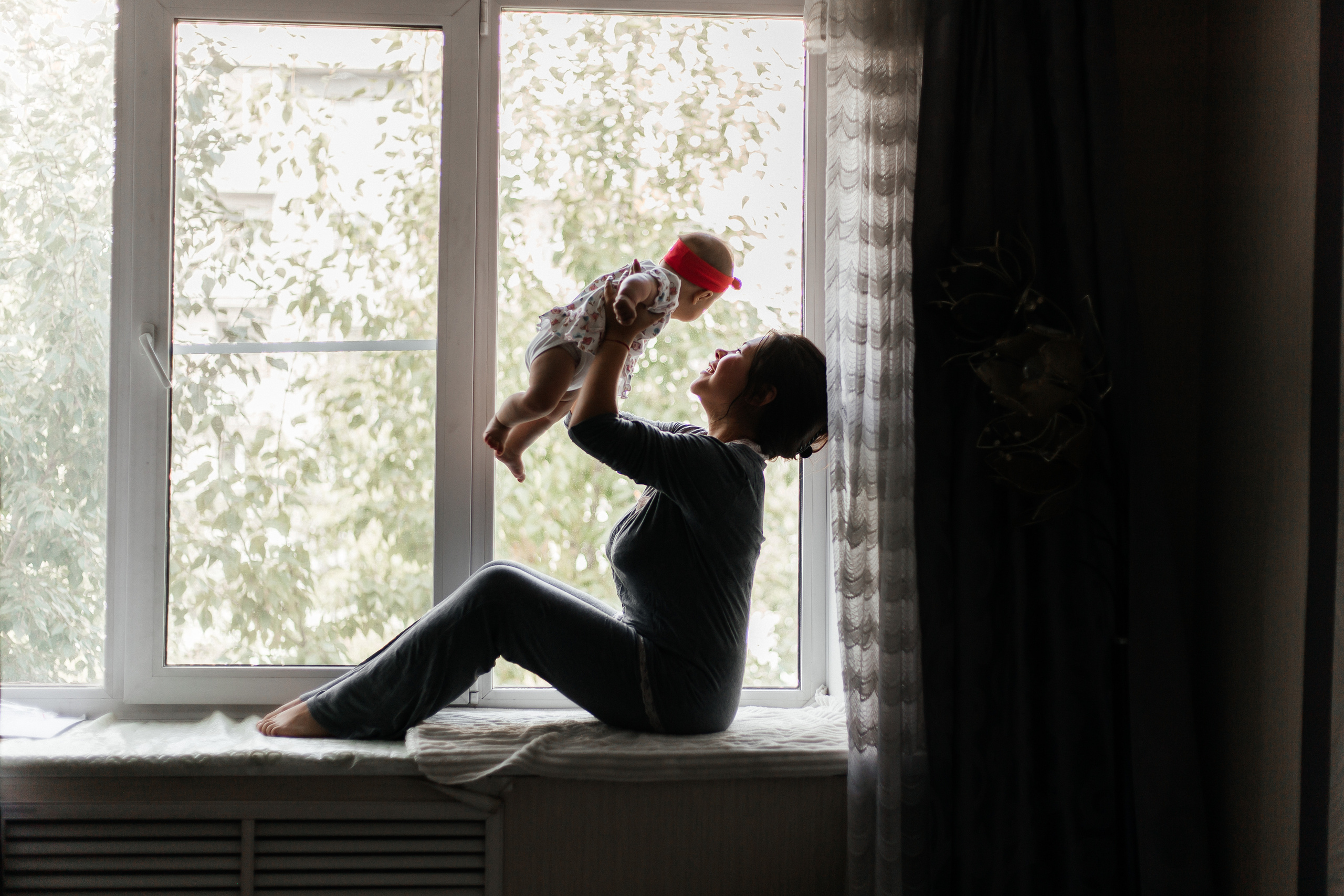 Алина с дочей. Фотограф Бурятии София Андриянова